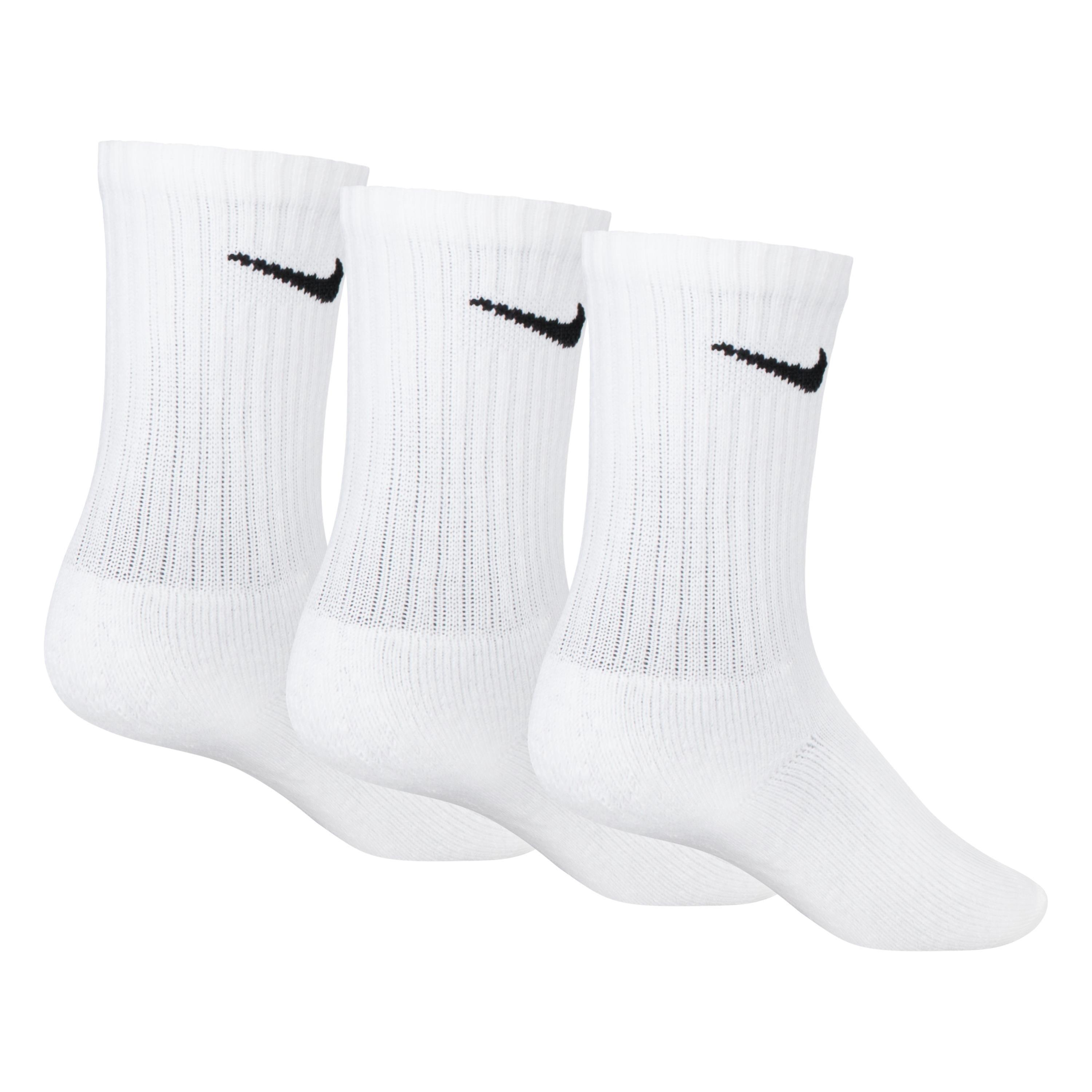 White - Nike - Basic Crew 3Pk Sock Infants - 2