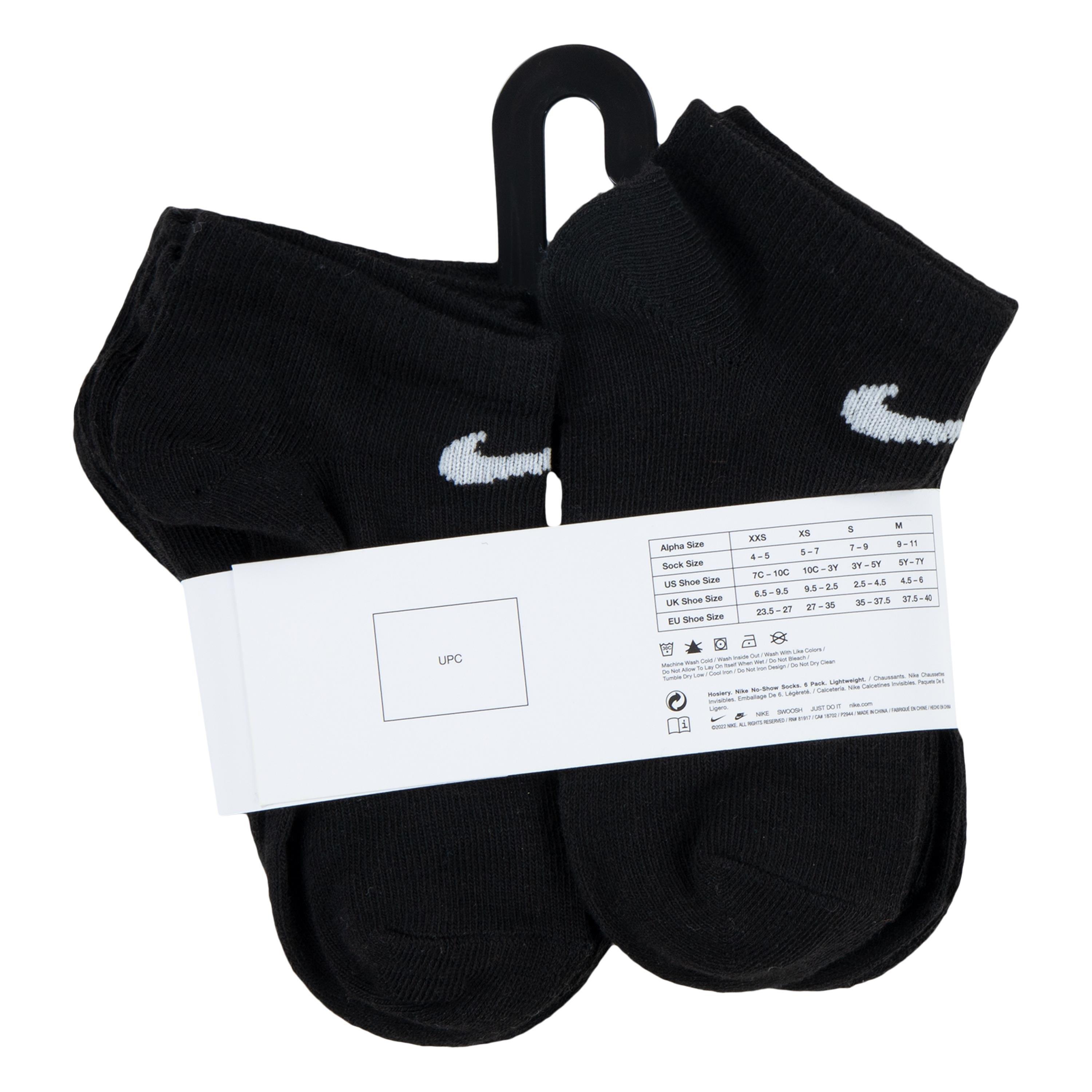 Black - Nike - Basic 6PK Low Childs - 4