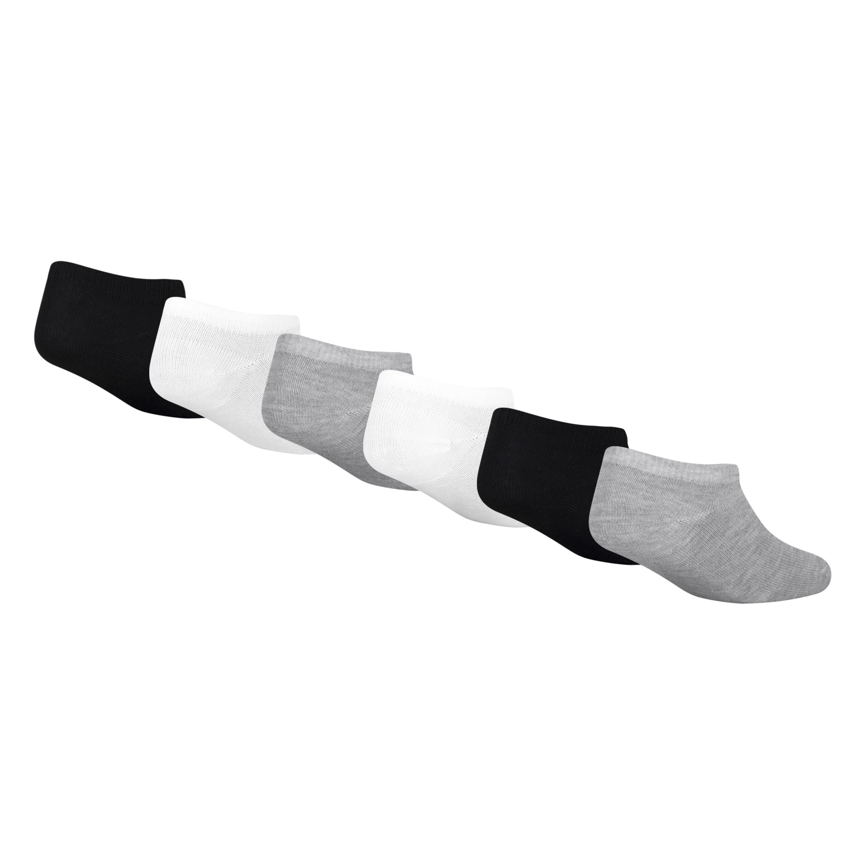 White/Gray - Nike - Basic 6PK Low Childs - 2