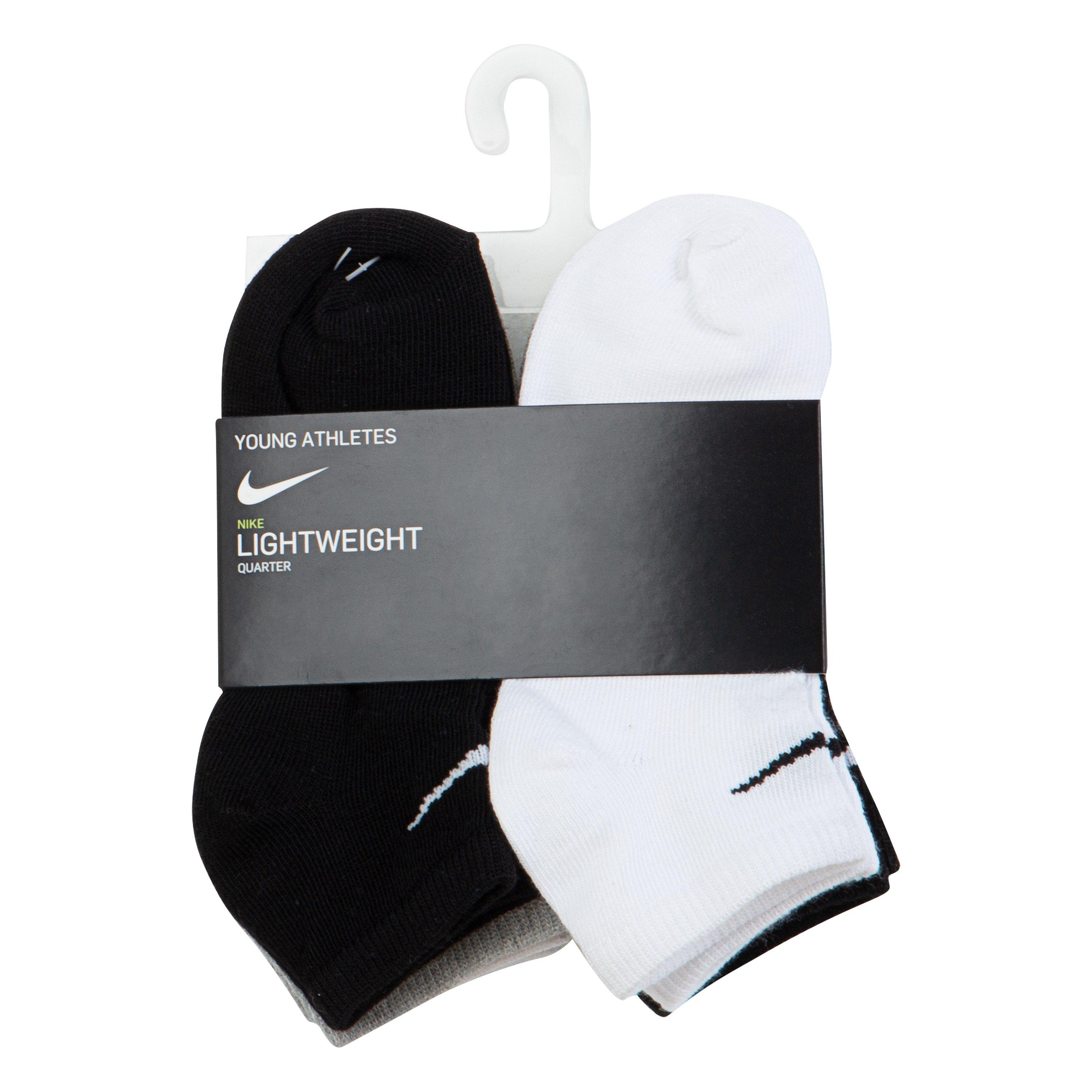 White/Gray - Nike - Basic 6PK Low Childs - 3