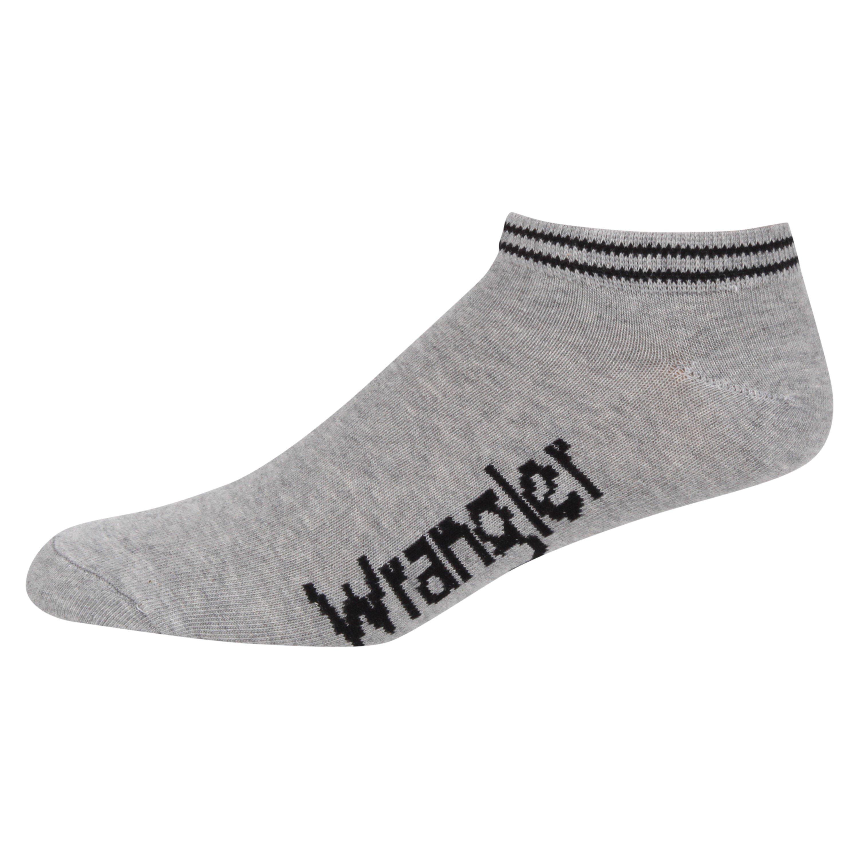 Blk/White/Grey - Wrangler - Duffy Invisible Socks - 4
