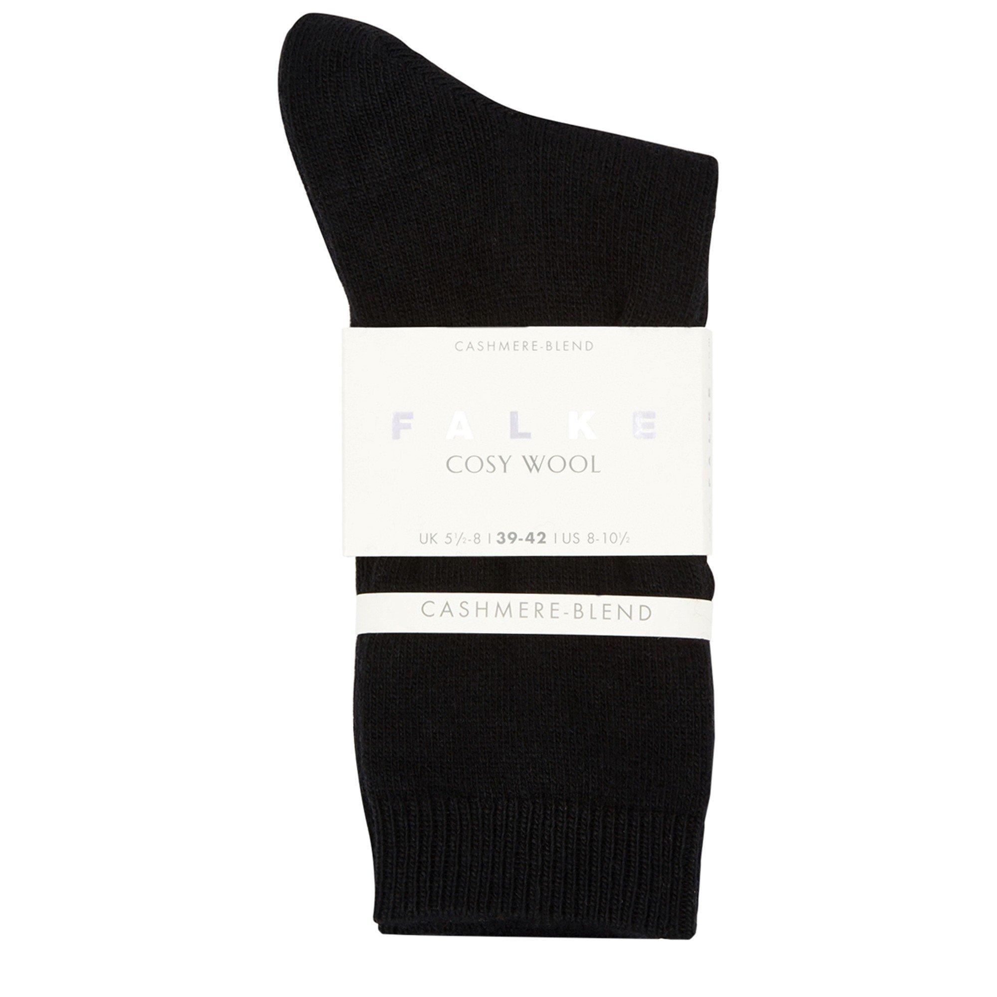 BLACK - Falke - COSY WOOL SOCK - 2