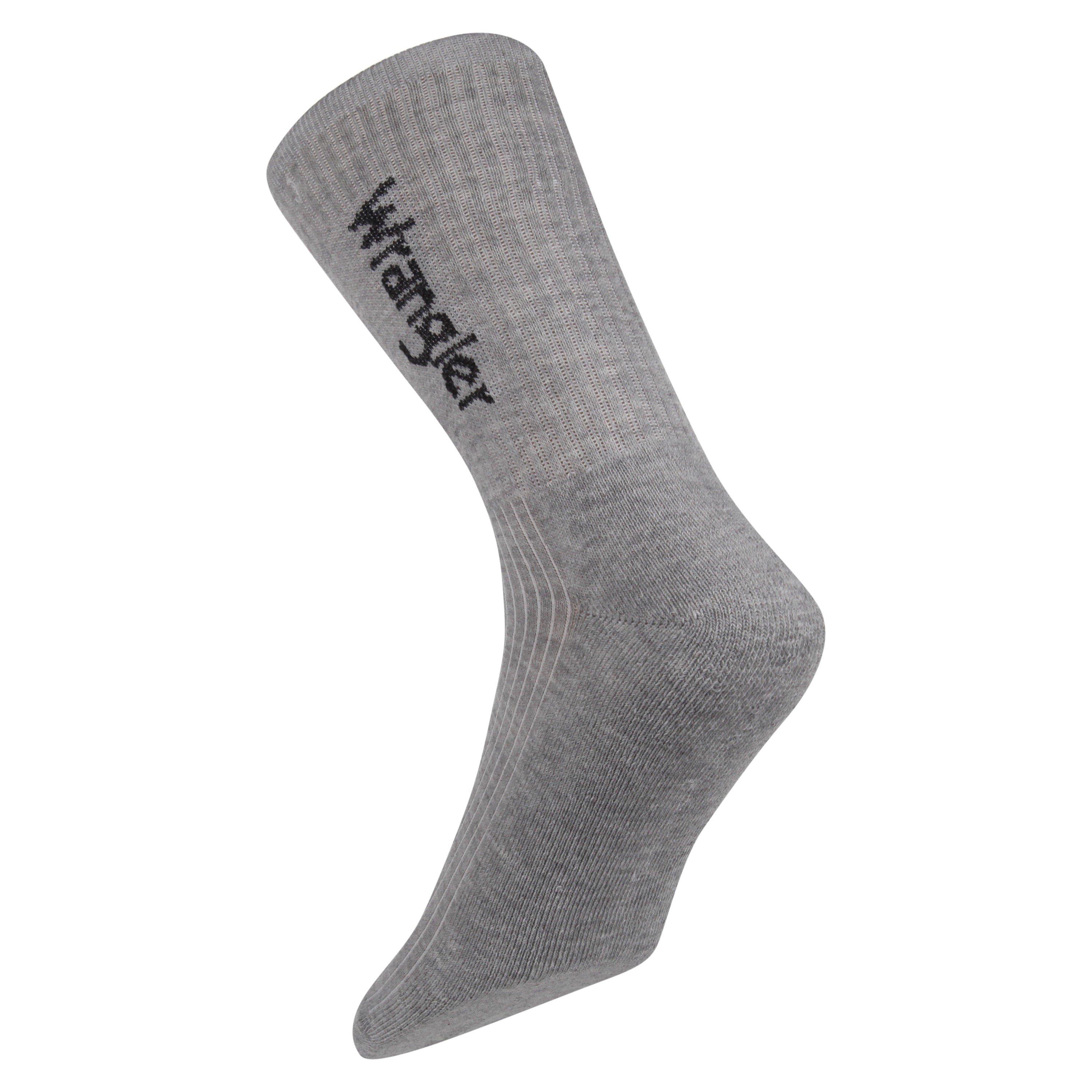 Blk/Grey/White - Wrangler - Ankle Socks - 5