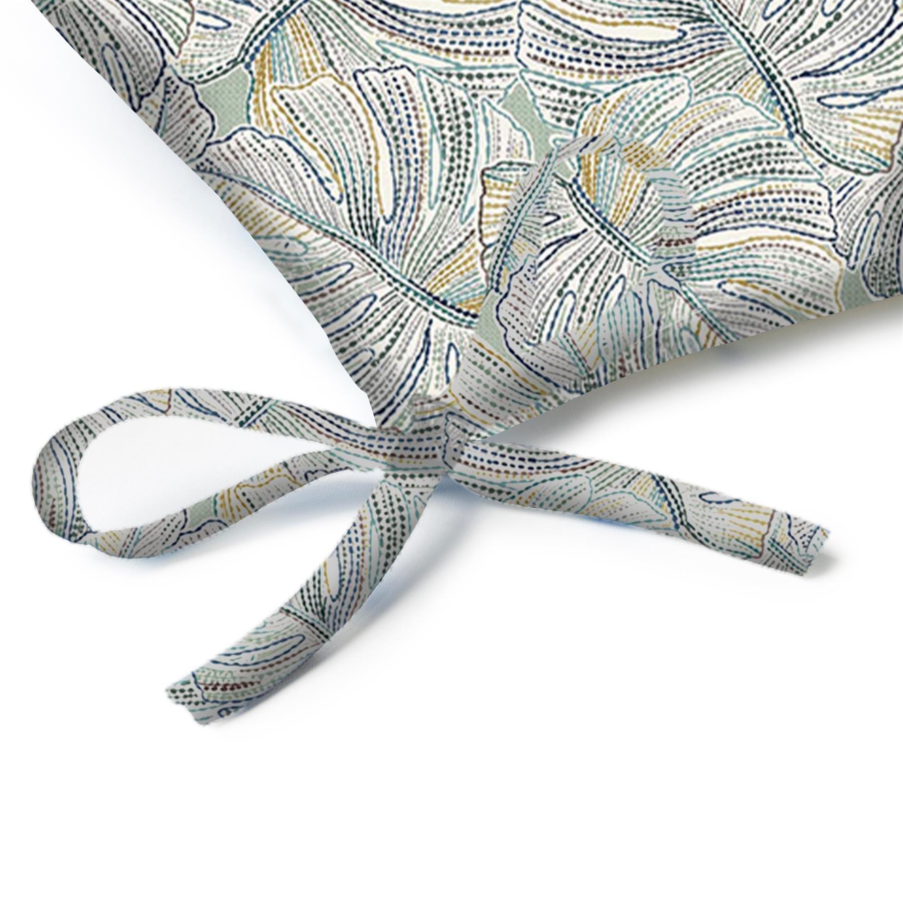 Light Green - Alan Symonds - Monstera A Shape Seat Pad Pair - 2