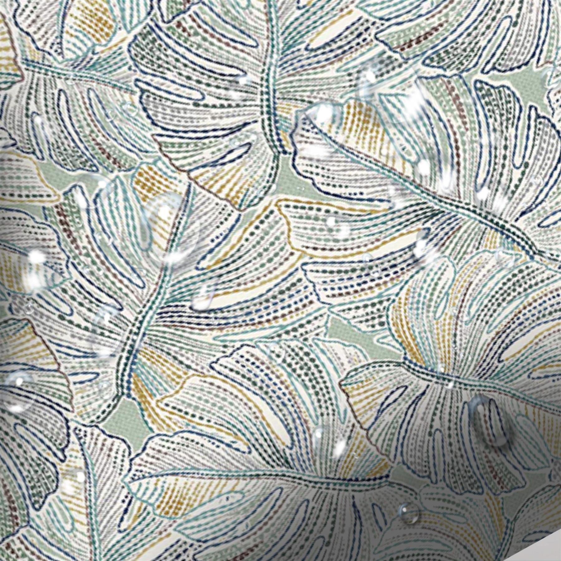 Light Green - Alan Symonds - Monstera A Shape Seat Pad Pair - 3