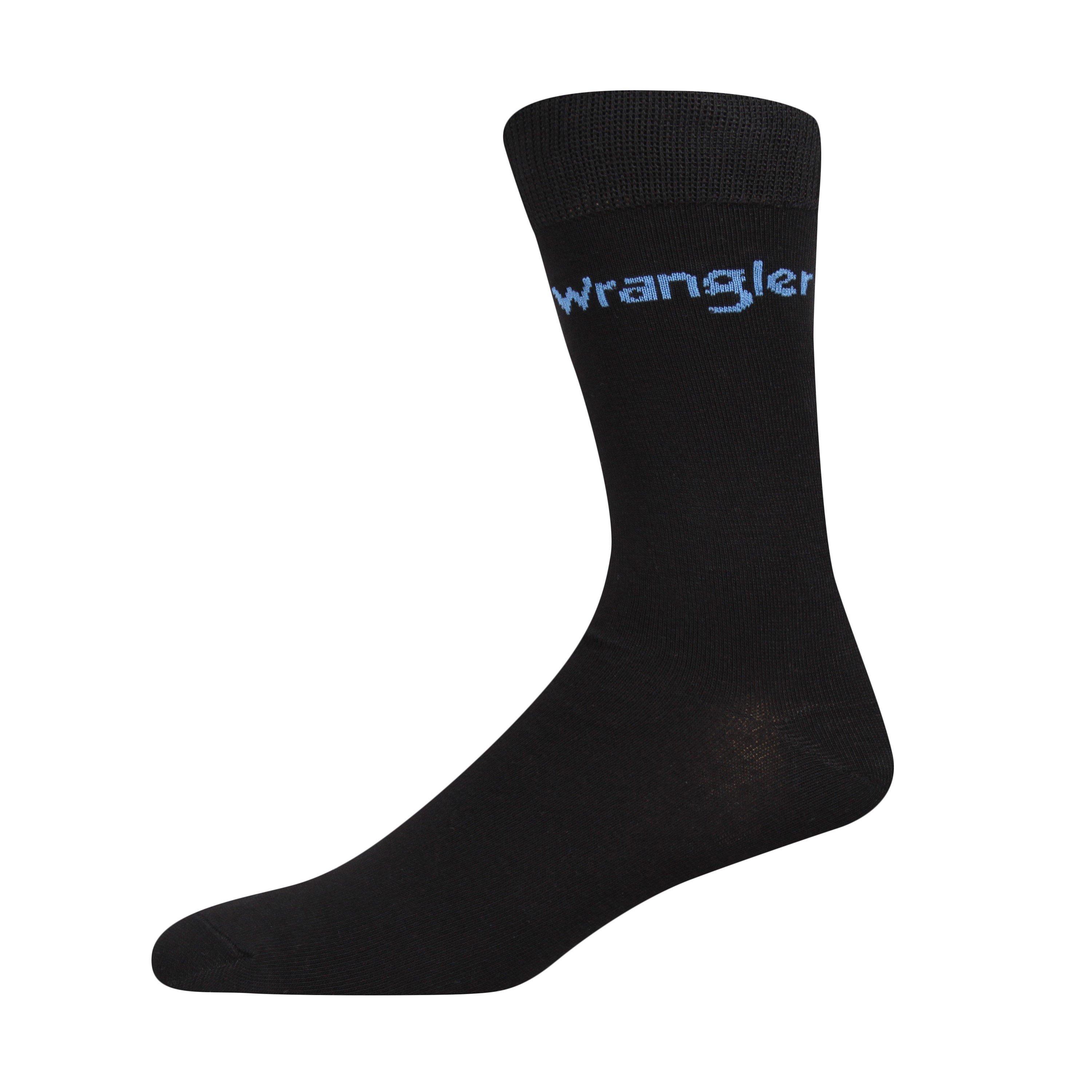 Grey/Golden/Blk - Wrangler - Crew Socks - 3
