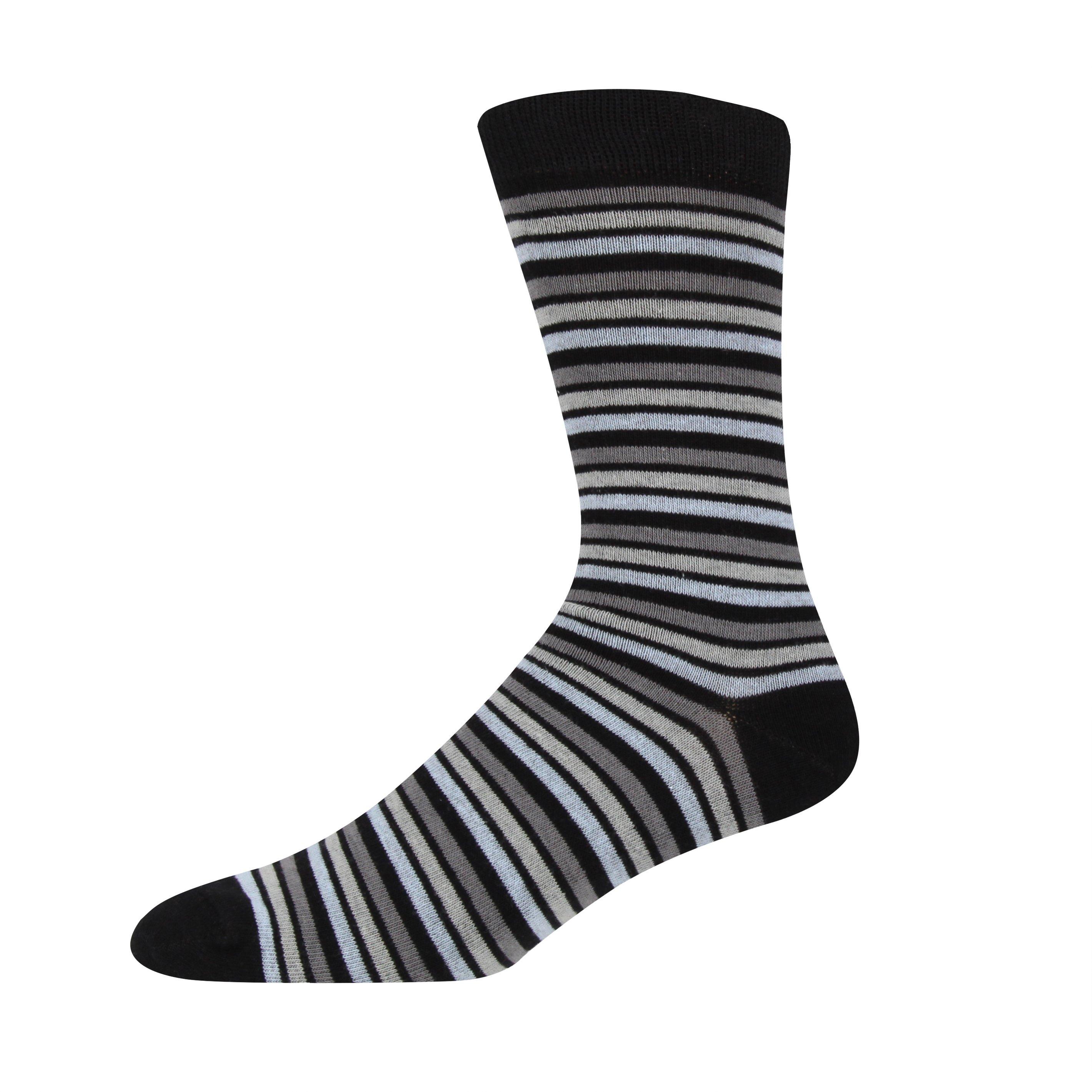 Denim/Noir/Gris - Ben Sherman - Mallow Crew Socks - 2