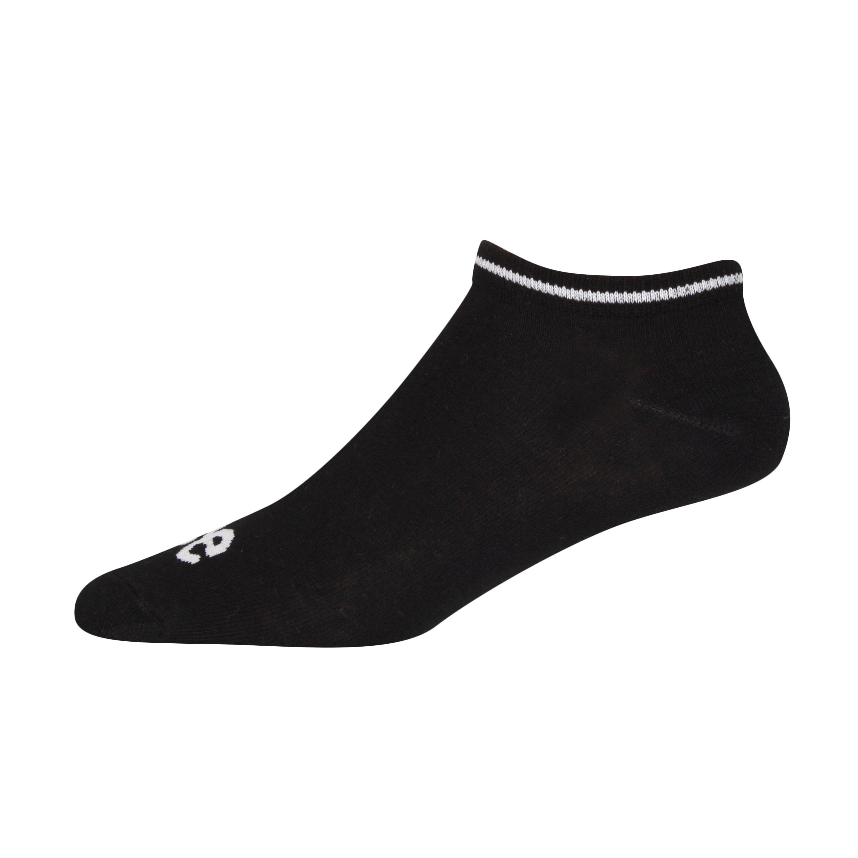 Blk/White/Grey - Lee - Adults Liner Invisible Sock - 2