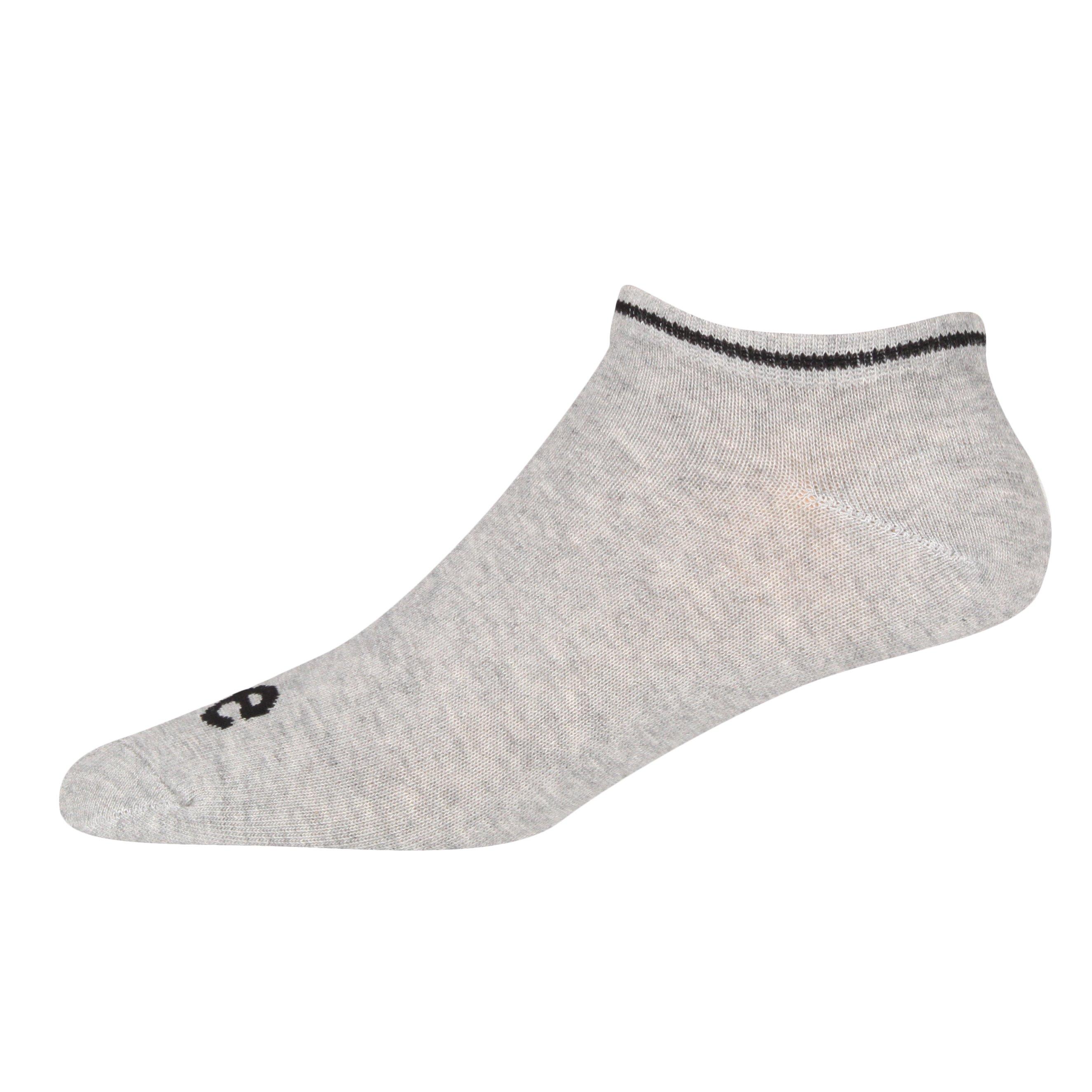 Blk/White/Grey - Lee - Adults Liner Invisible Sock - 3