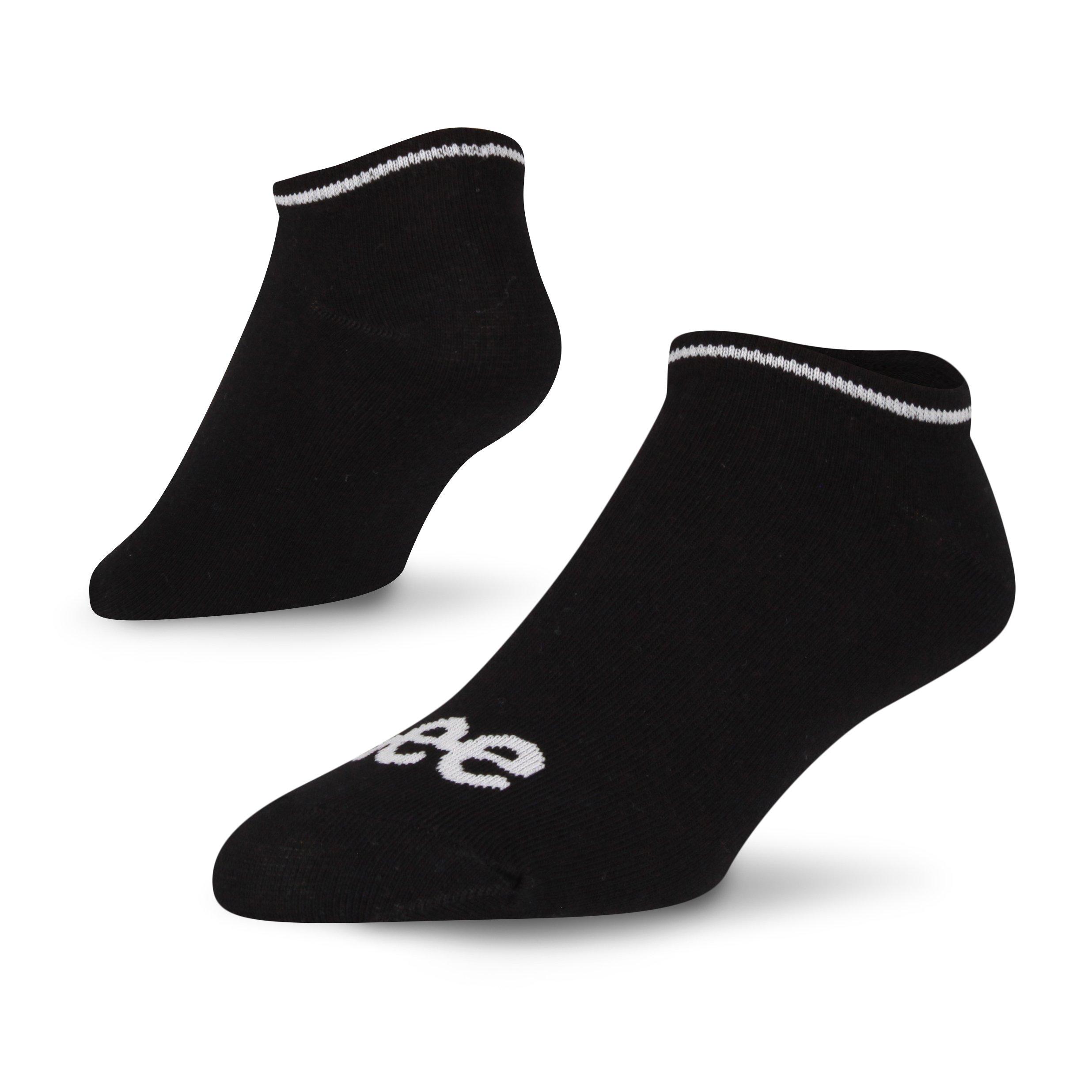 Blk/White/Grey - Lee - Adults Liner Invisible Sock - 5