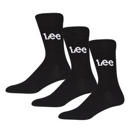 Lee Unisex 3 Pack Crew Socks