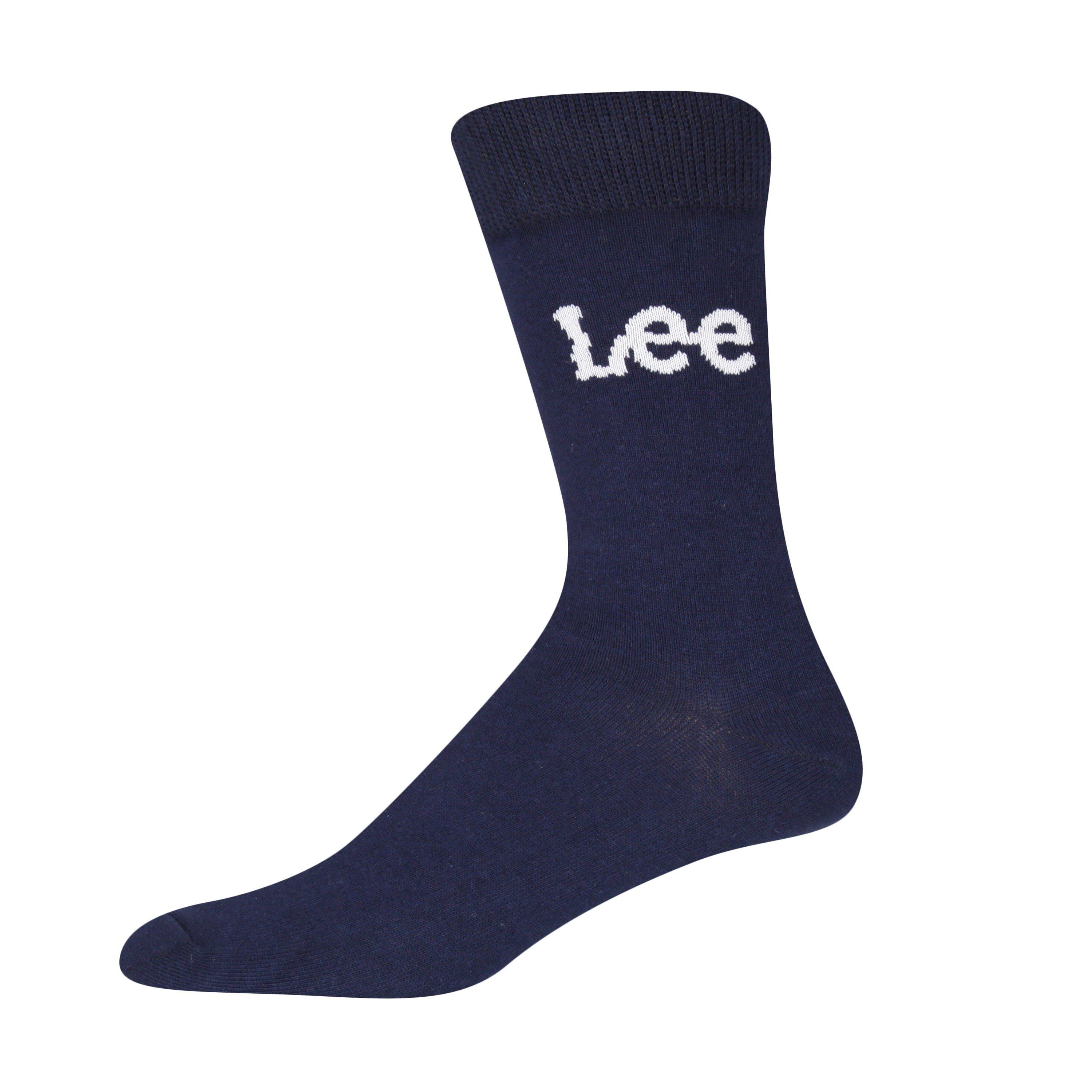 Black/Gry/Nvy - Lee - Adults Billie Crew Sock - 4