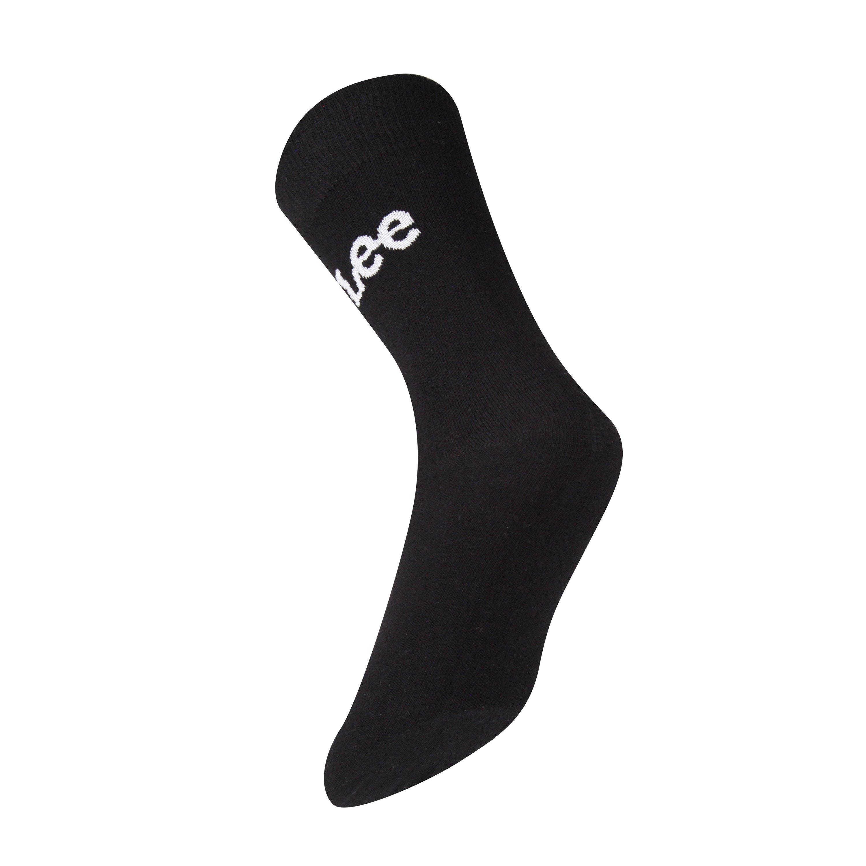 Black/Gry/Nvy - Lee - Adults Billie Crew Sock - 5