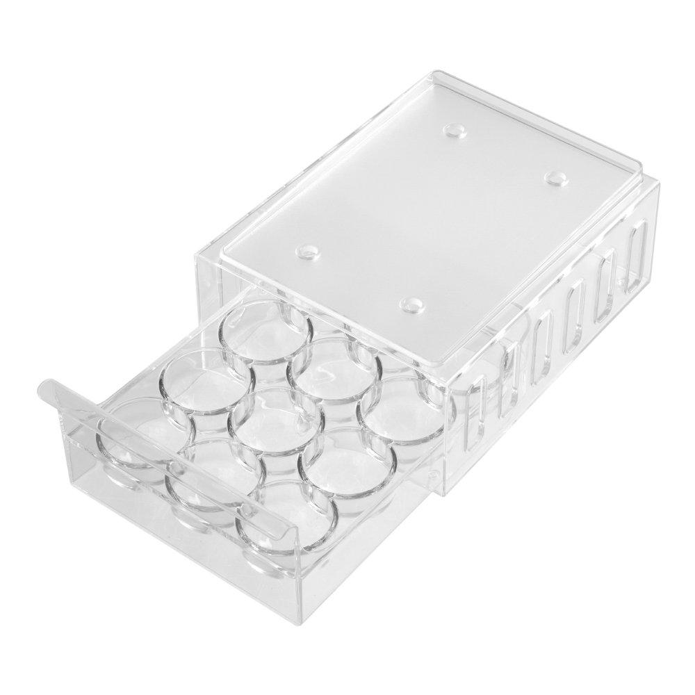 Clear - LIFE IDEAS - 2pcs Egg Storage Box with Lid - 1