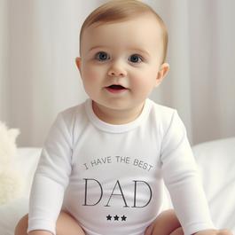 Aye Do I Have the Best Dad Baby Grow 6850-BBYgrow