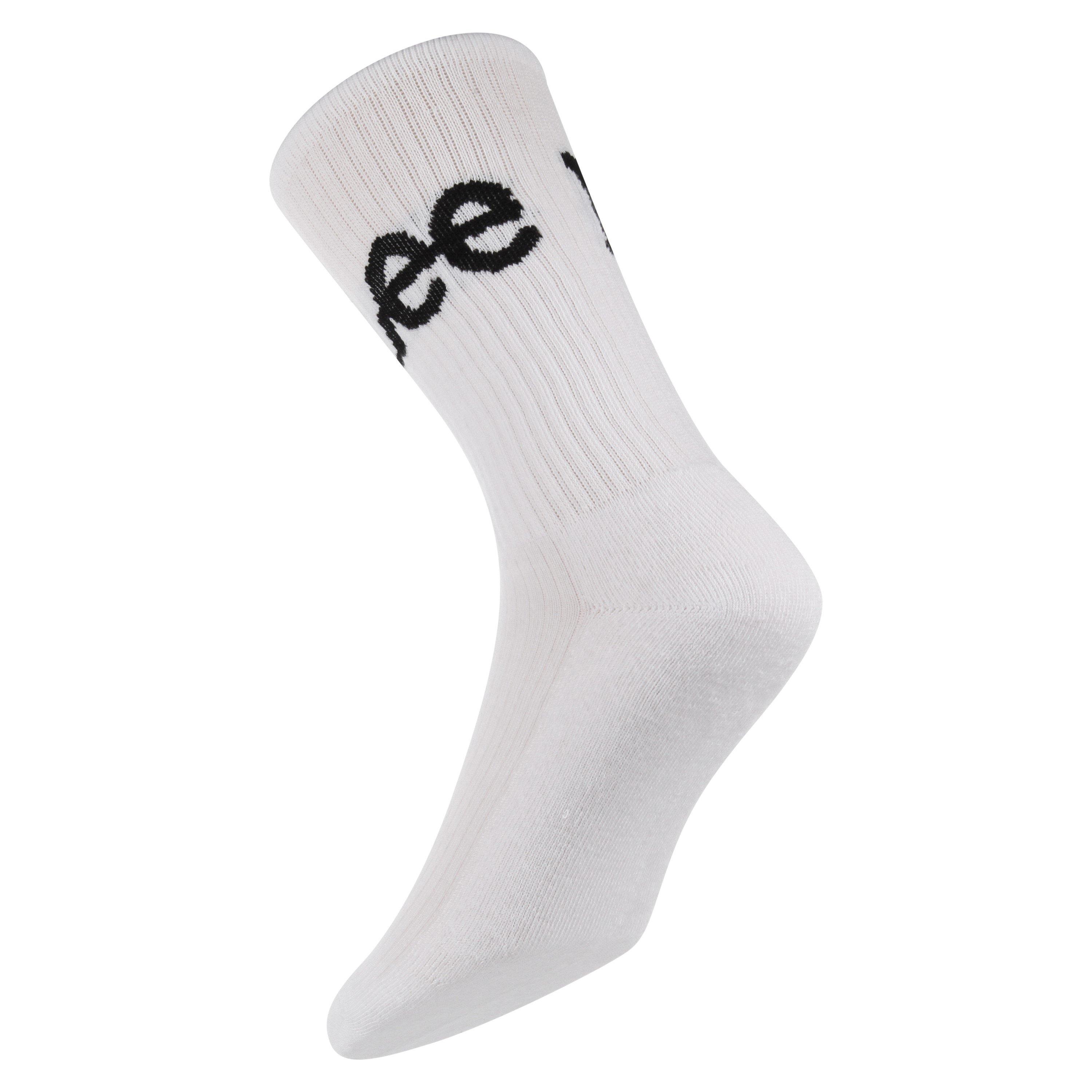 White - Lee - Cotton Crew Socks - 3
