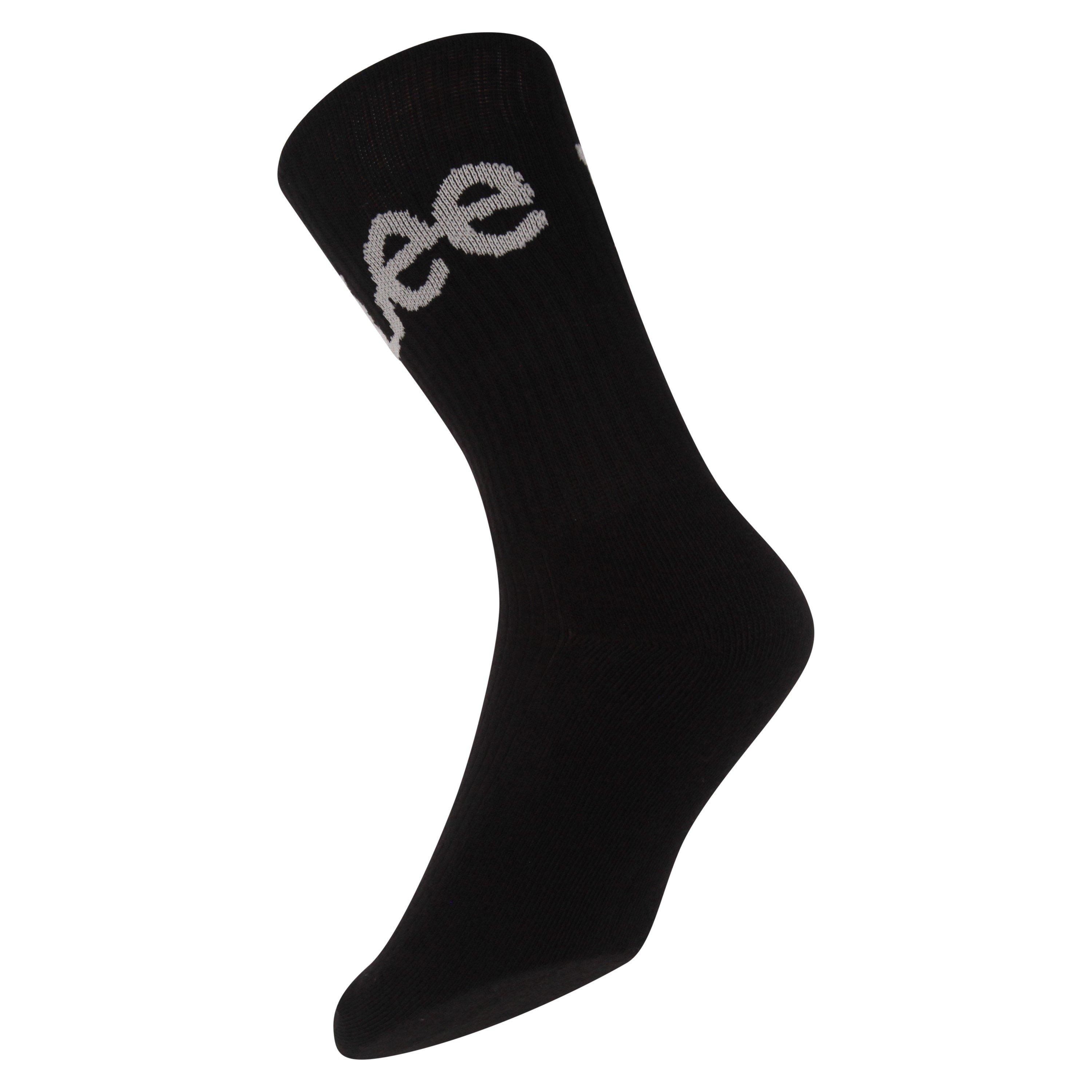 Black - Lee - Adults' Pack Crew Socks - 3
