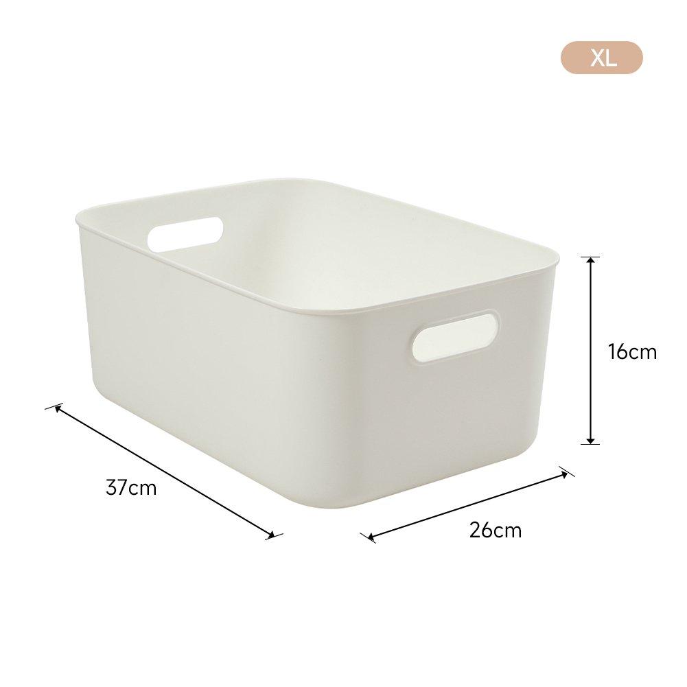 White2 - LIFE IDEAS - 2/4pcs Plastic Storage Tray - 2