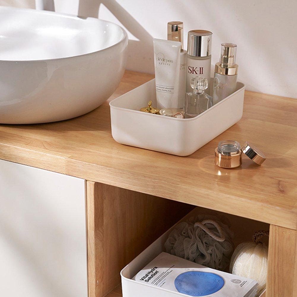 White3 - LIFE IDEAS - 2/4pcs Plastic Storage Tray - 8