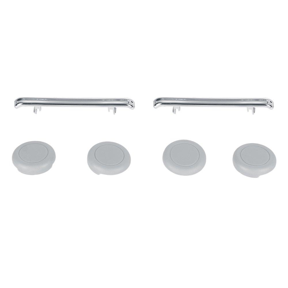White - LIFE IDEAS - 2pcs Drawer Storage Organiser - 8