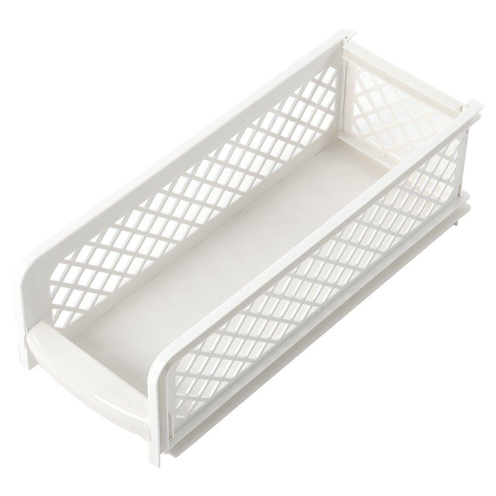 White/Grey - LIFE IDEAS - 2pcs 2-Tier Storage Rack - 7
