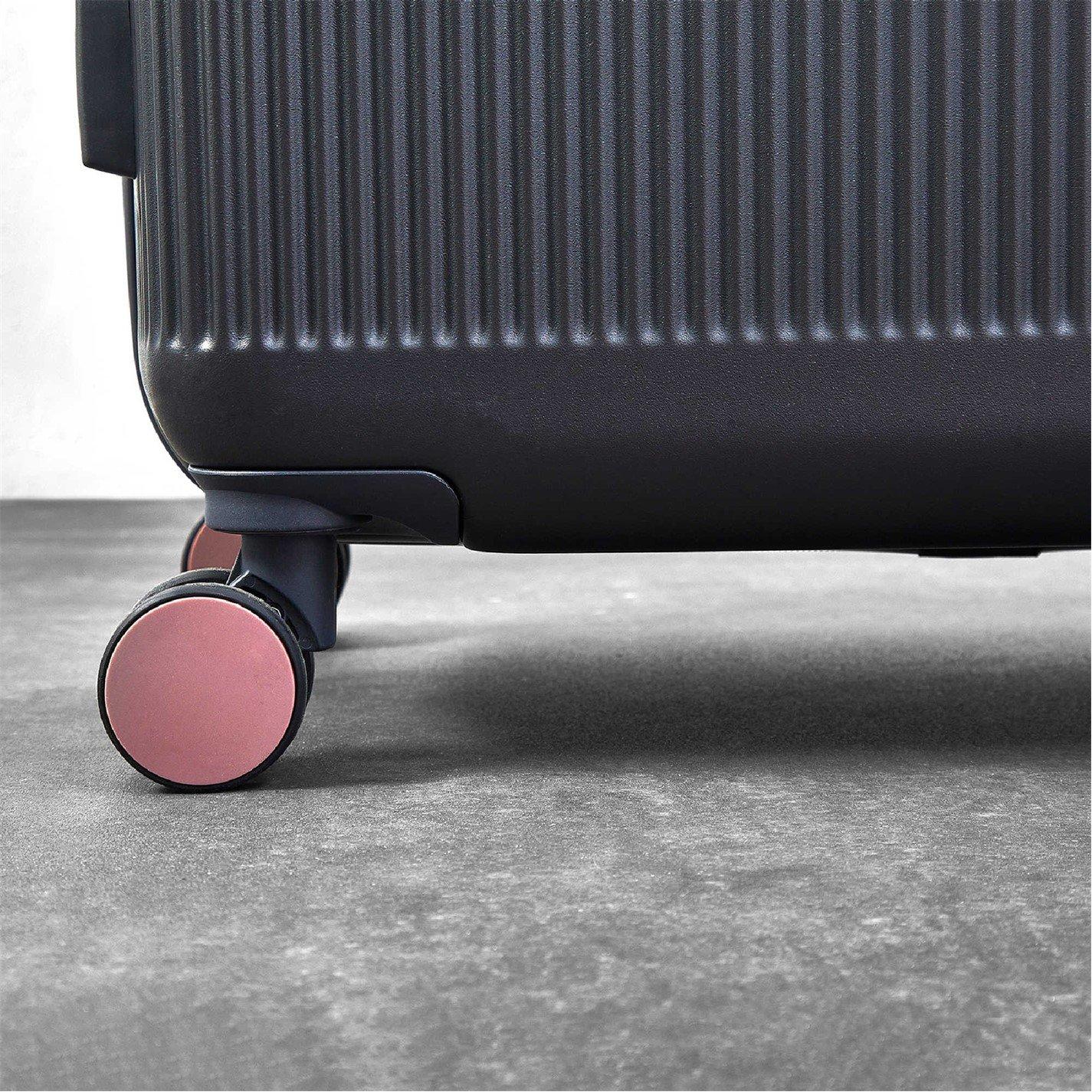 Charcoal With R - Rock - Rock Aria Suitcase Charcoal with Rose Gold - 3