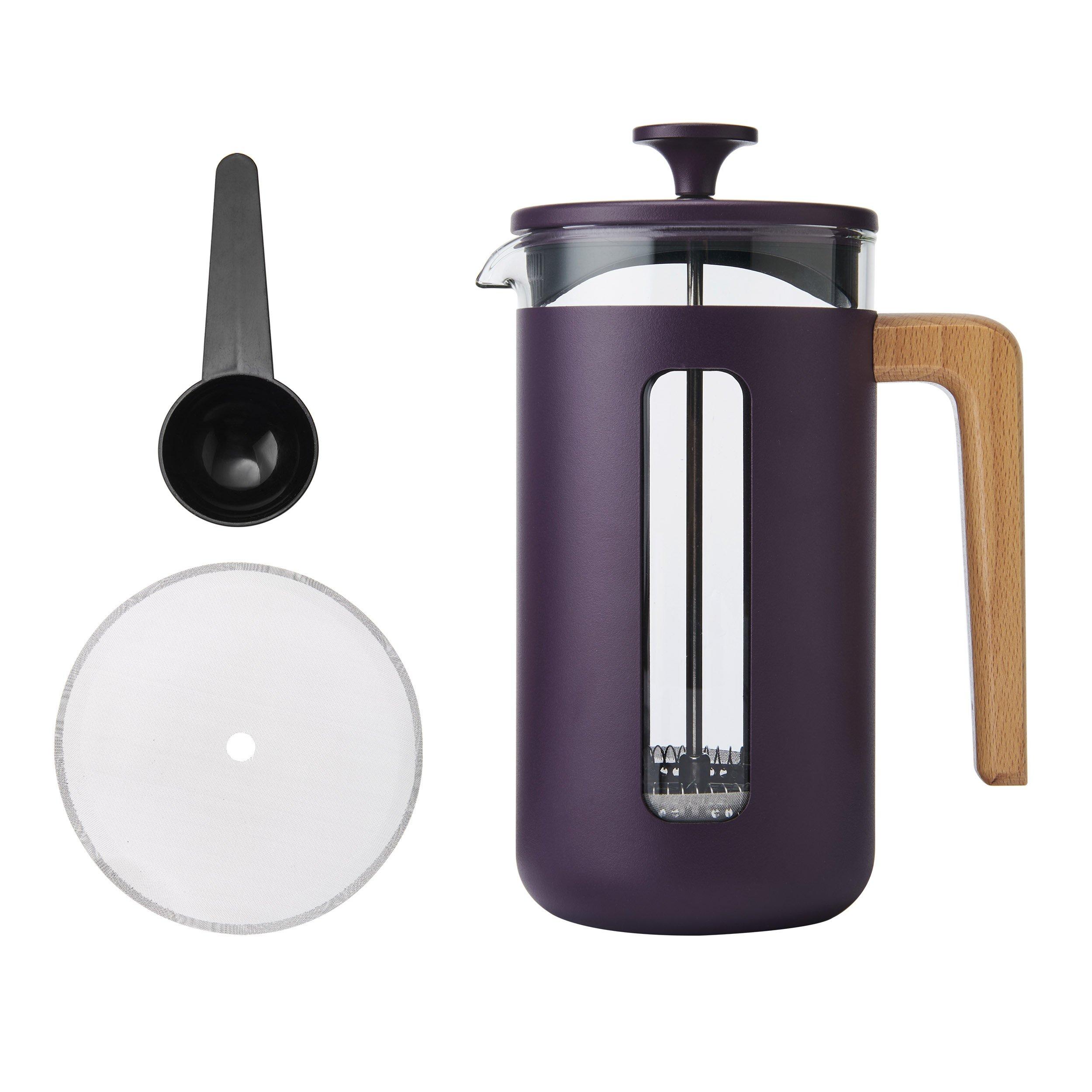 Purple - La Cafetiere - Pisa 8 Cup Cafetiere In Purple Colour - 1