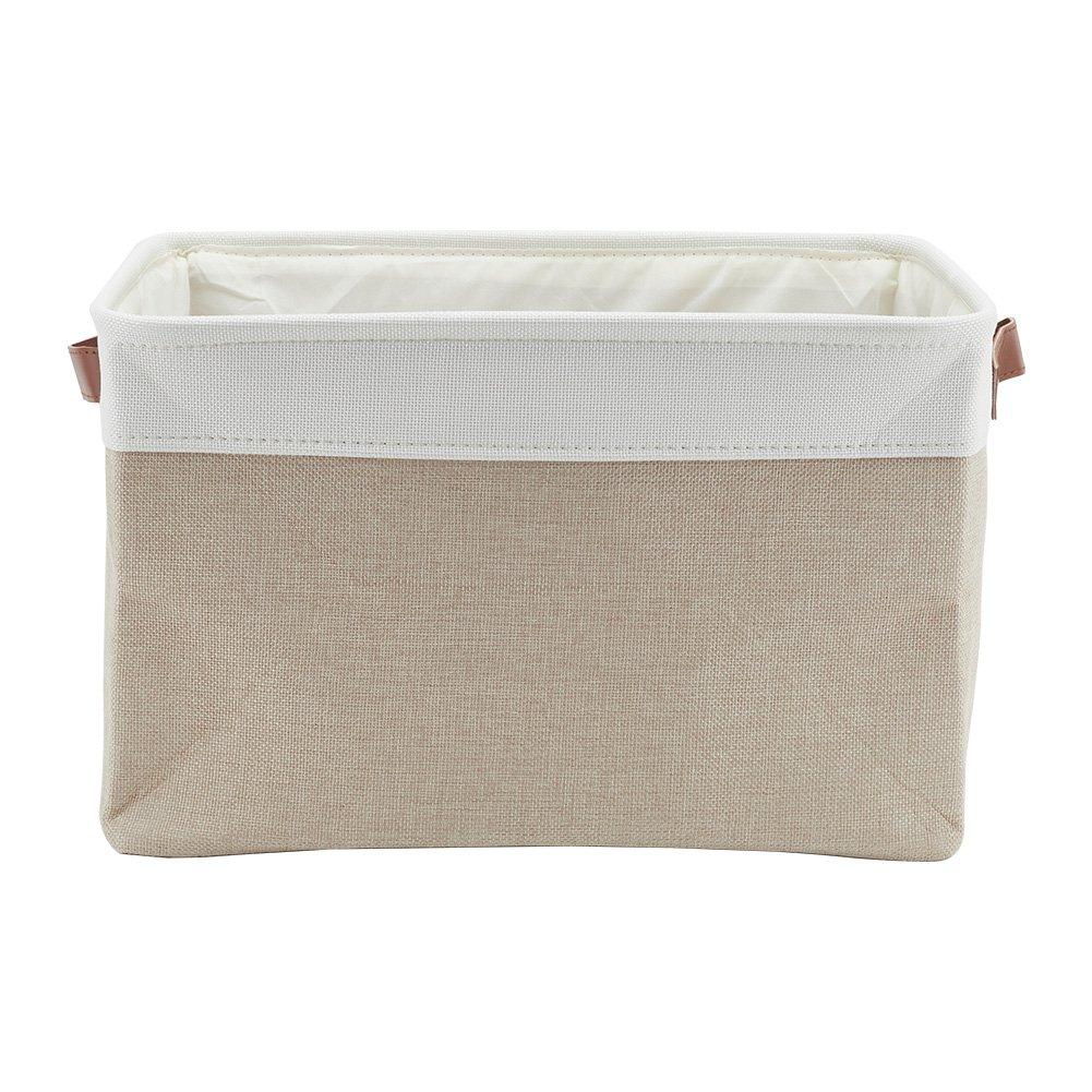 White/Beige - LIFE IDEAS - 3pcs Storage Basket - 3