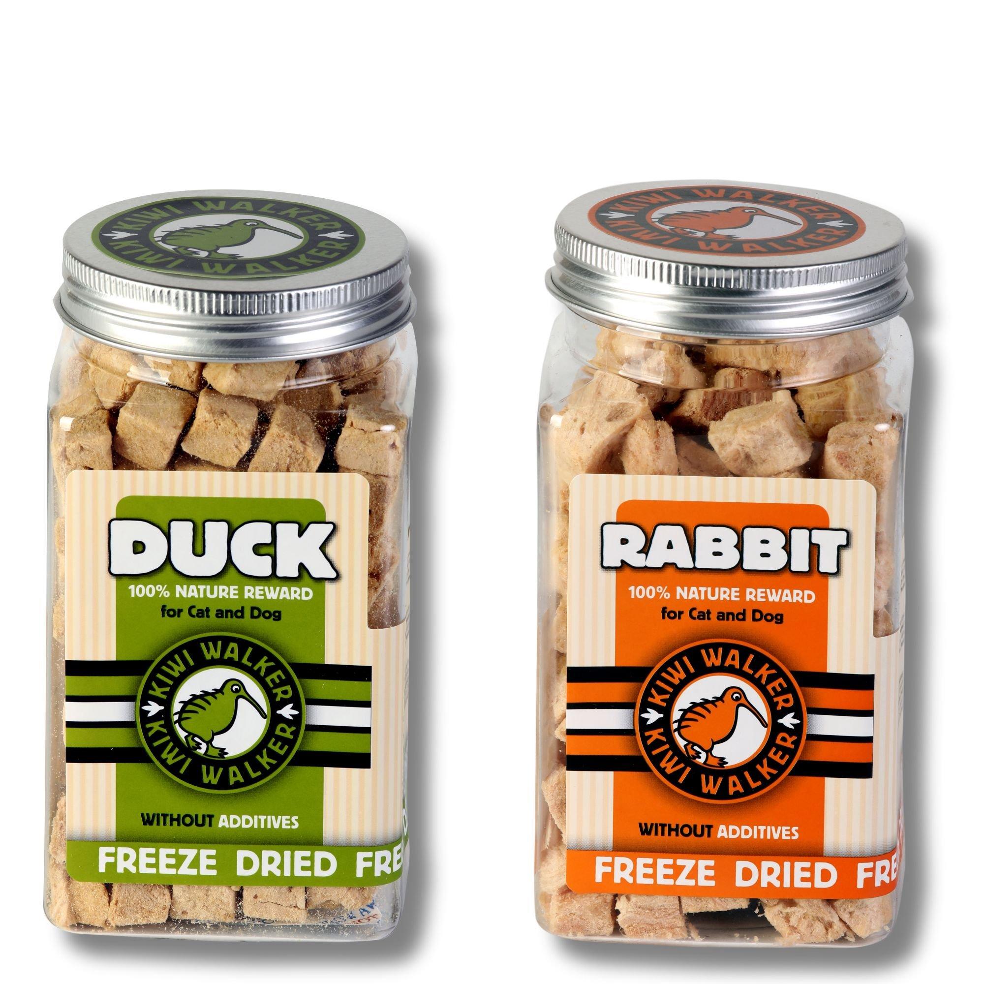 Multi - Kiwi Walker - Freeze Dried Duck And Rabbit Treats - 1