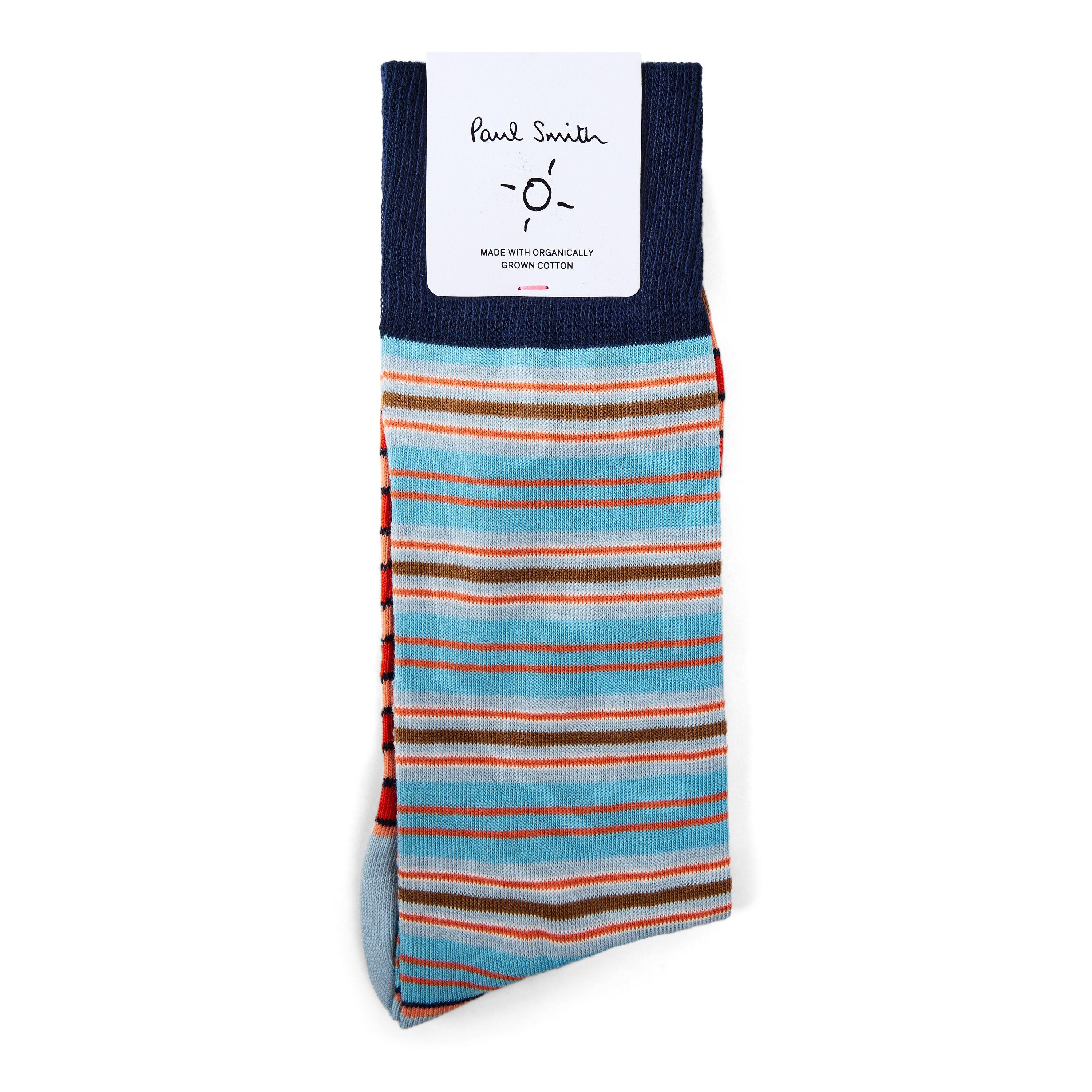 BLUE - Paul Smith - PAUL SMITH STRIPE SOCKS - 2