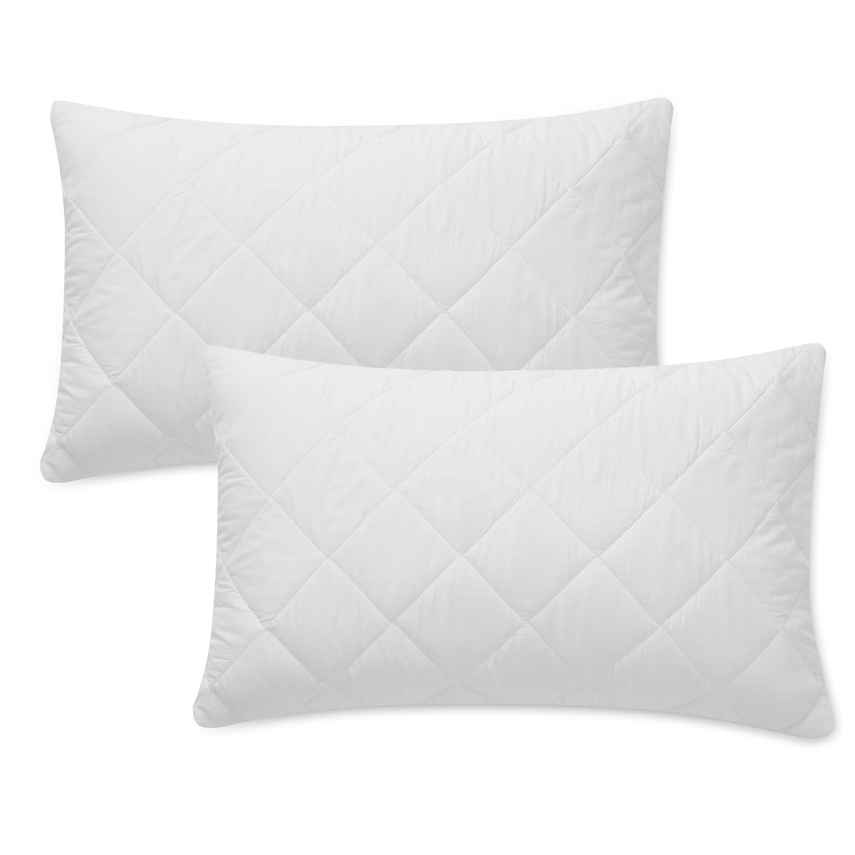 White - Bianca - Temperature Controlling Pillow Protector Pair - 3