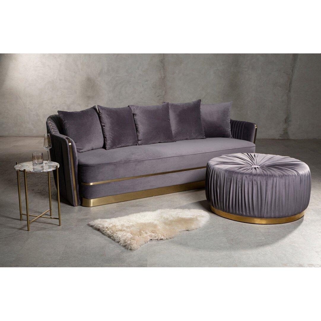 Multi - Fifty Five South - Vita Natural Agate Side Table - 2