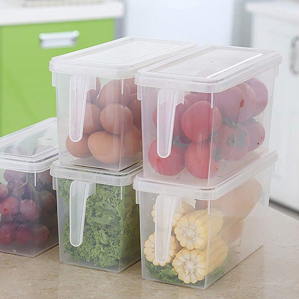 Clear - LIFE IDEAS - 8pcs Refrigerator Food Storage Container - 11