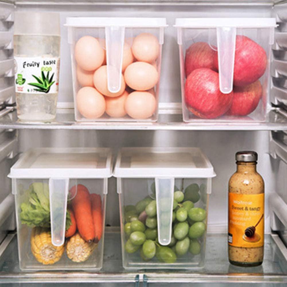 Clear - LIFE IDEAS - 8pcs Refrigerator Food Storage Container - 3