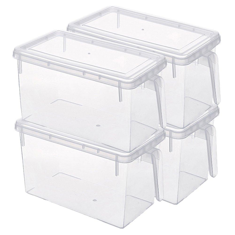 Clear - LIFE IDEAS - 8pcs Refrigerator Food Storage Container - 5