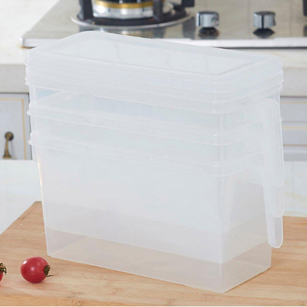 Clear - LIFE IDEAS - 8pcs Refrigerator Food Storage Container - 6