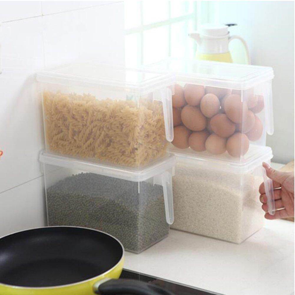 Clear - LIFE IDEAS - 8pcs Refrigerator Food Storage Container - 7