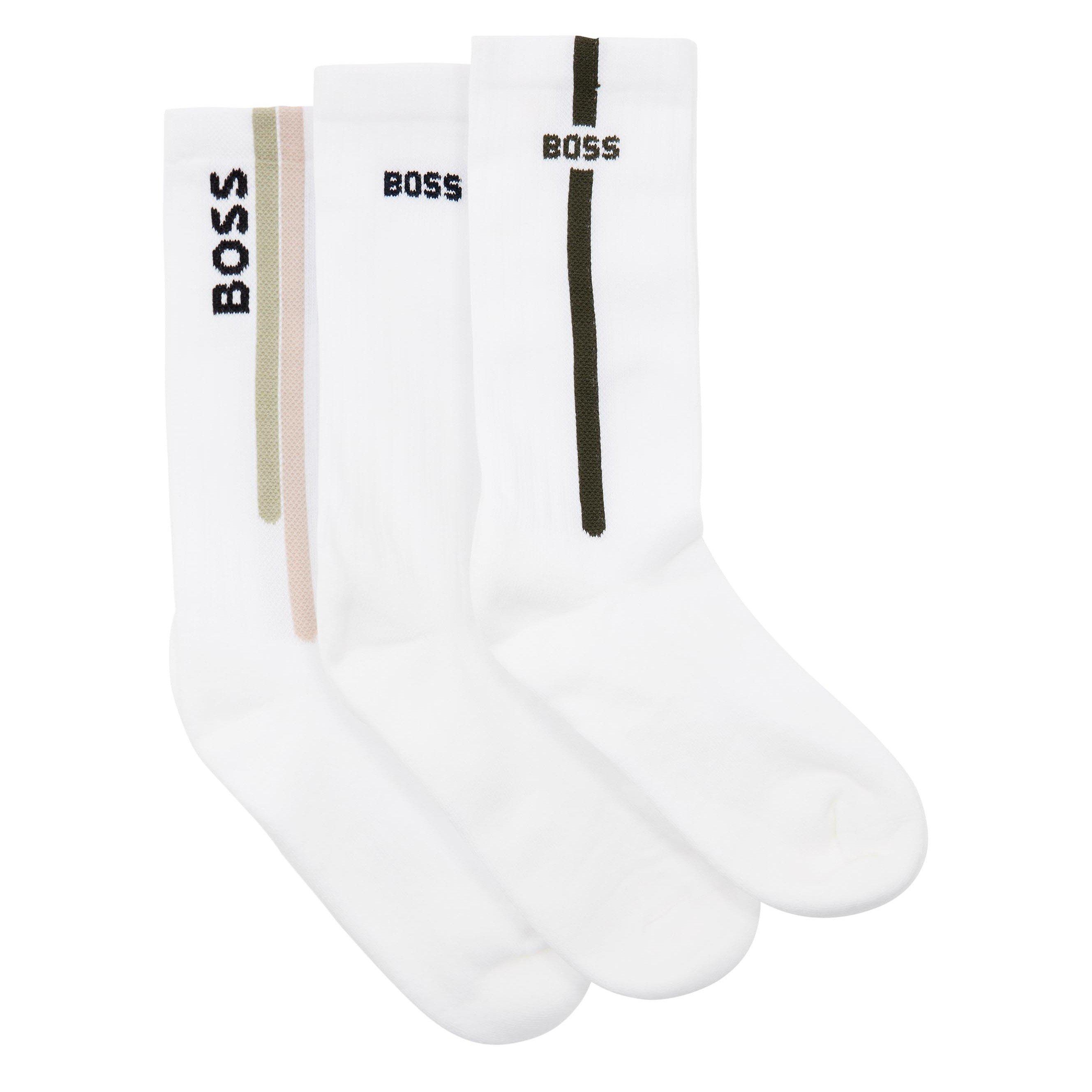 WHITE - Hugo - HUGO BOSS 3P QS Rib Line CC