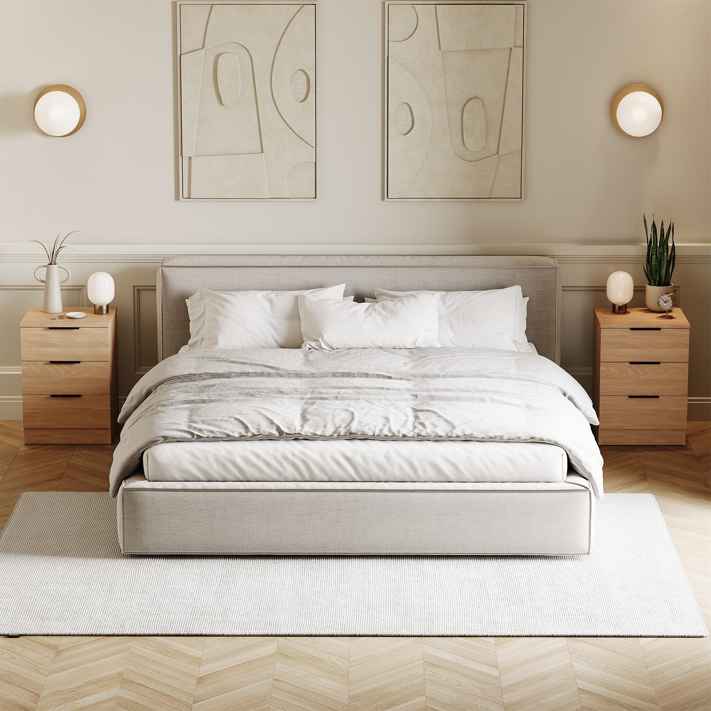 Trega 3 Drawer Bedside Chest Set Of 2