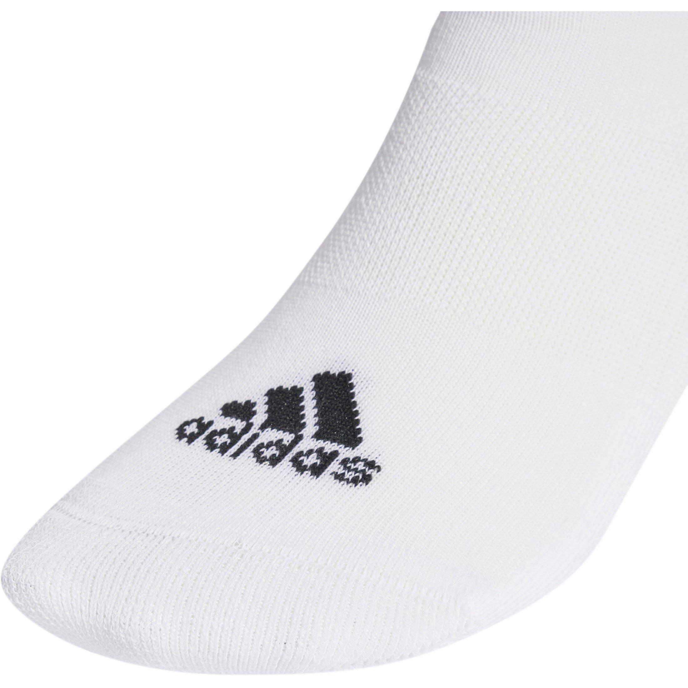 White/Black - adidas - 3-Stripes Cushioned Sportswear Socks 3 Pairs Womens - 3