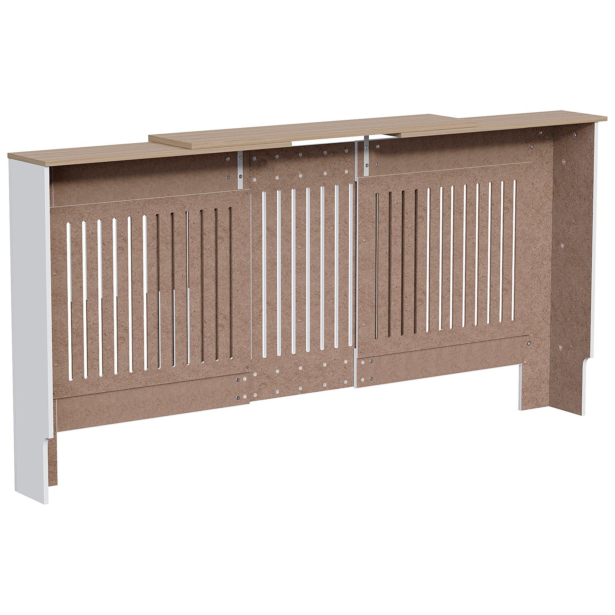 White - Lassic - Vida Designs Arlington Adjustable Radiator Cover - 7