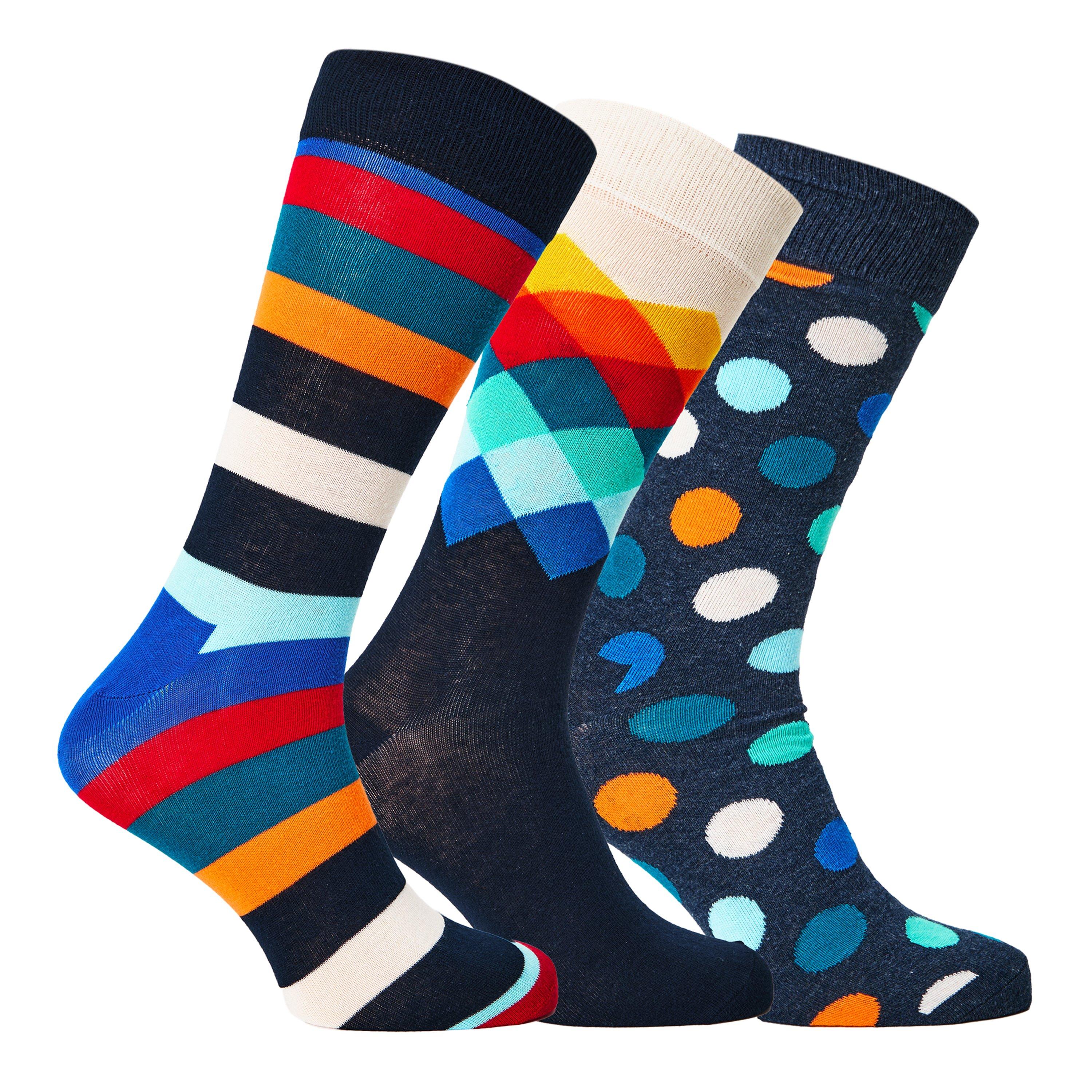 MULTIFARVET - Happy Socks - HS CLC MIX PATTRN GIFT BO - 1