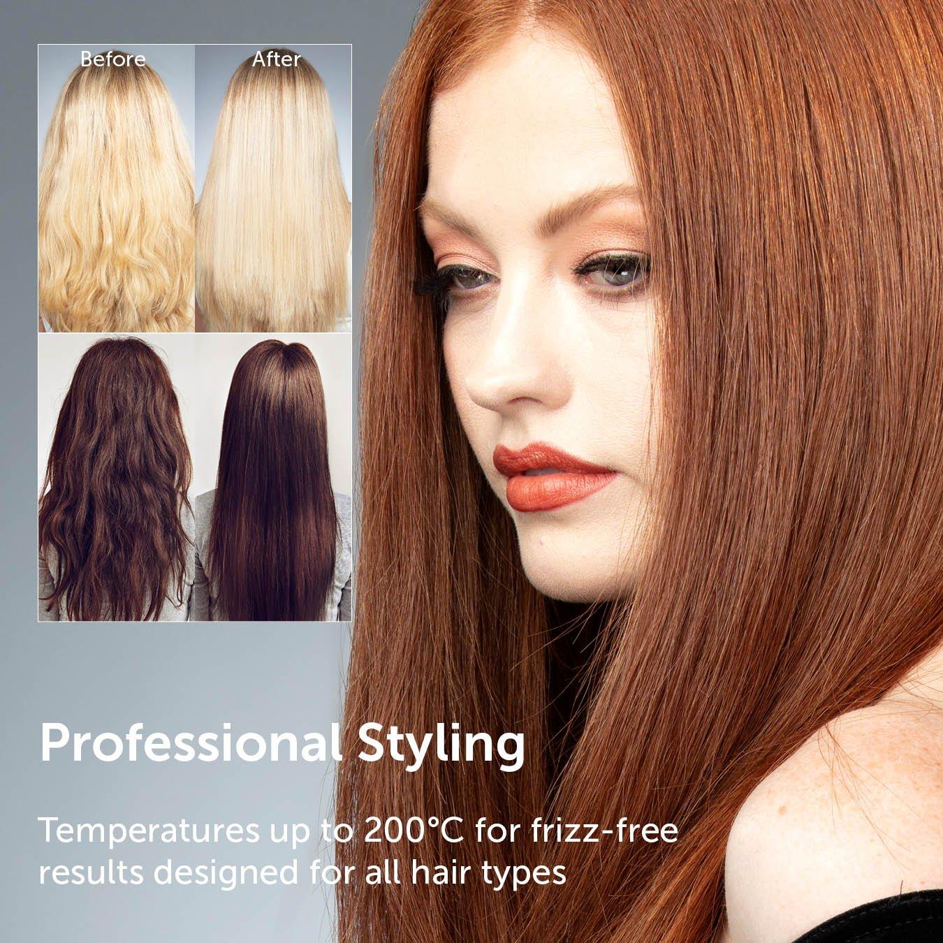 Graphite - Carmen - Neon Straightener Grey/Pink - 3