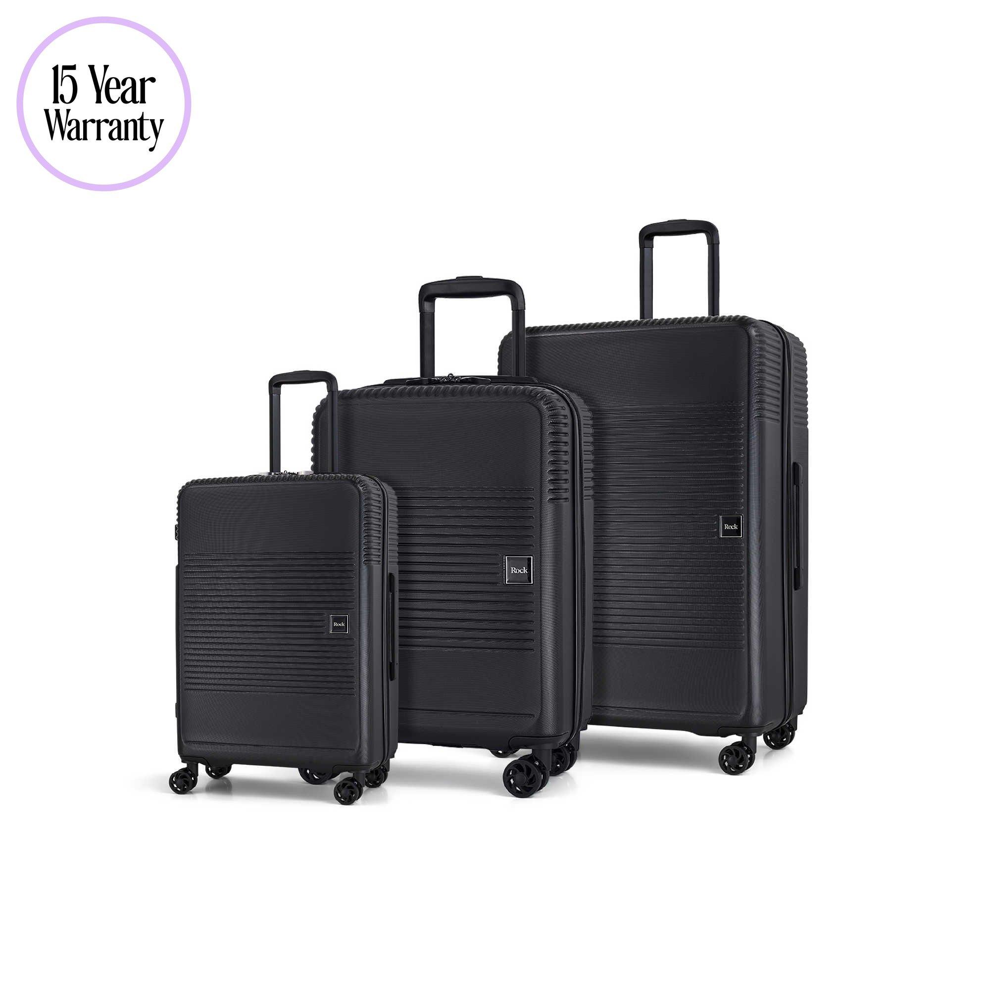 Black - Rock - Rock Lincoln Suitcases Black - 1