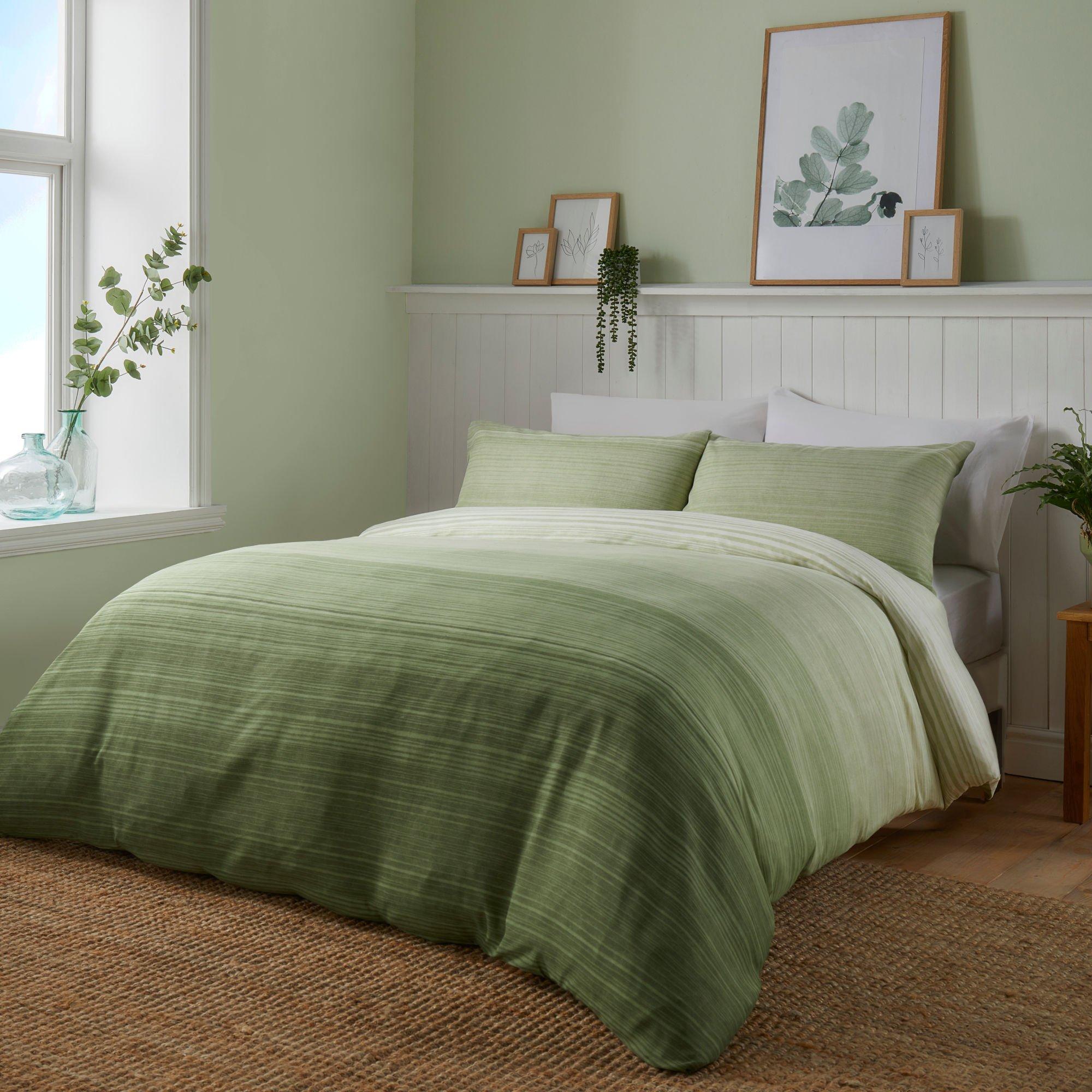 Fusion Fairhaven Duvet Cover Set in Green - Single  | TJ Hughes - Image 7