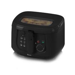 Swan 2.5L Square Black Fryer