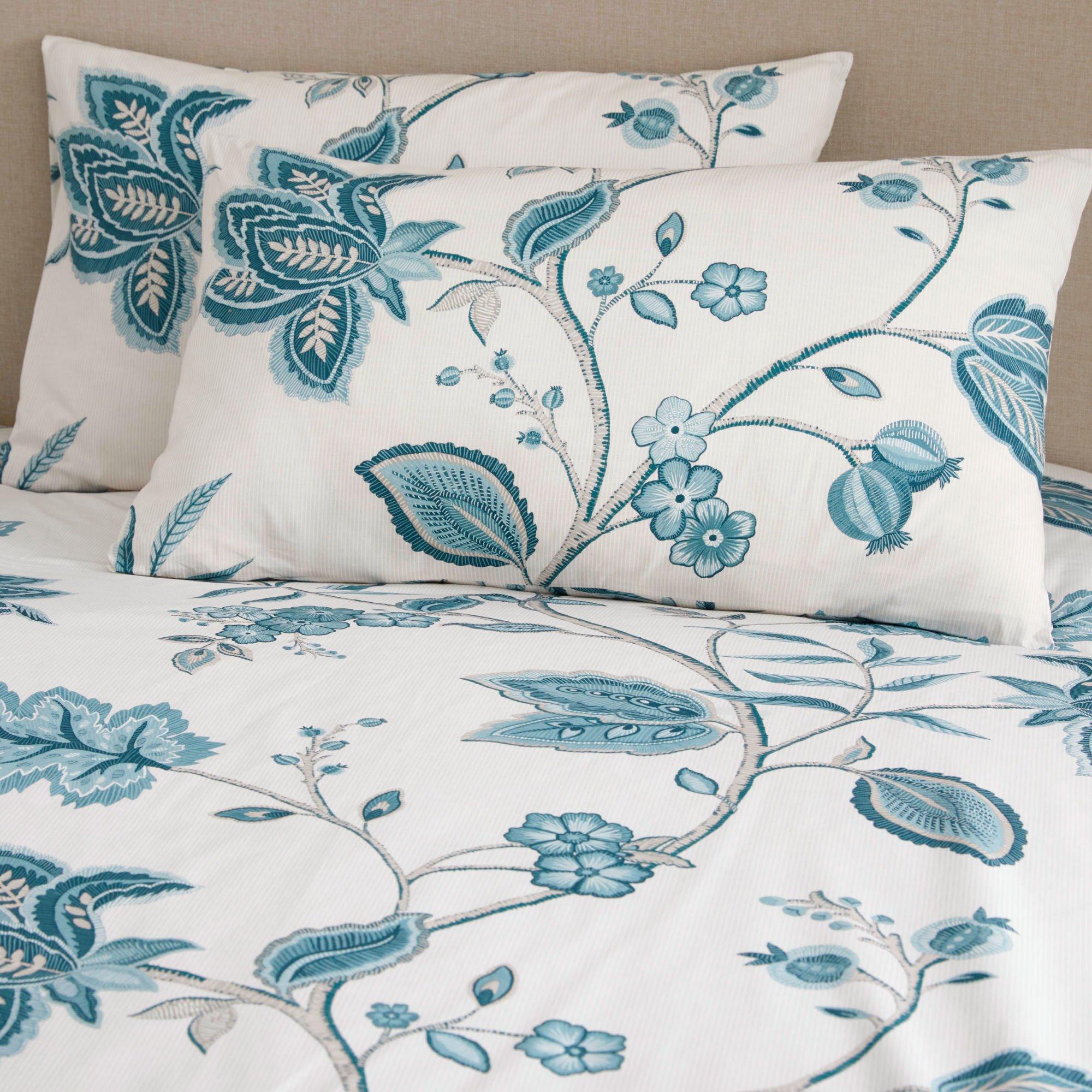 Teal - Dreams and Drapes - Samira Reversible Duvet Cover Set - 4