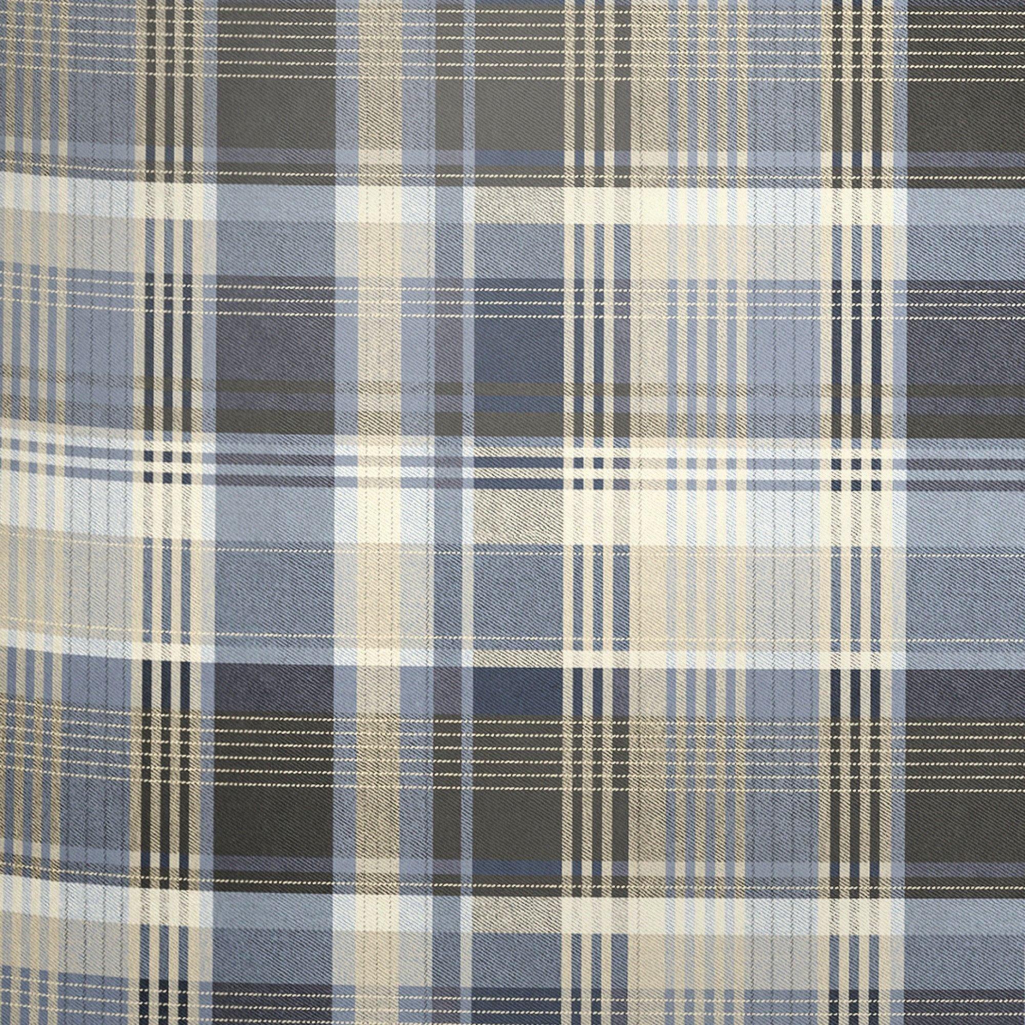Charcoal - Dreams and Drapes - Connolly Check Brushed Cotton Duvet Cover Ochre - 4