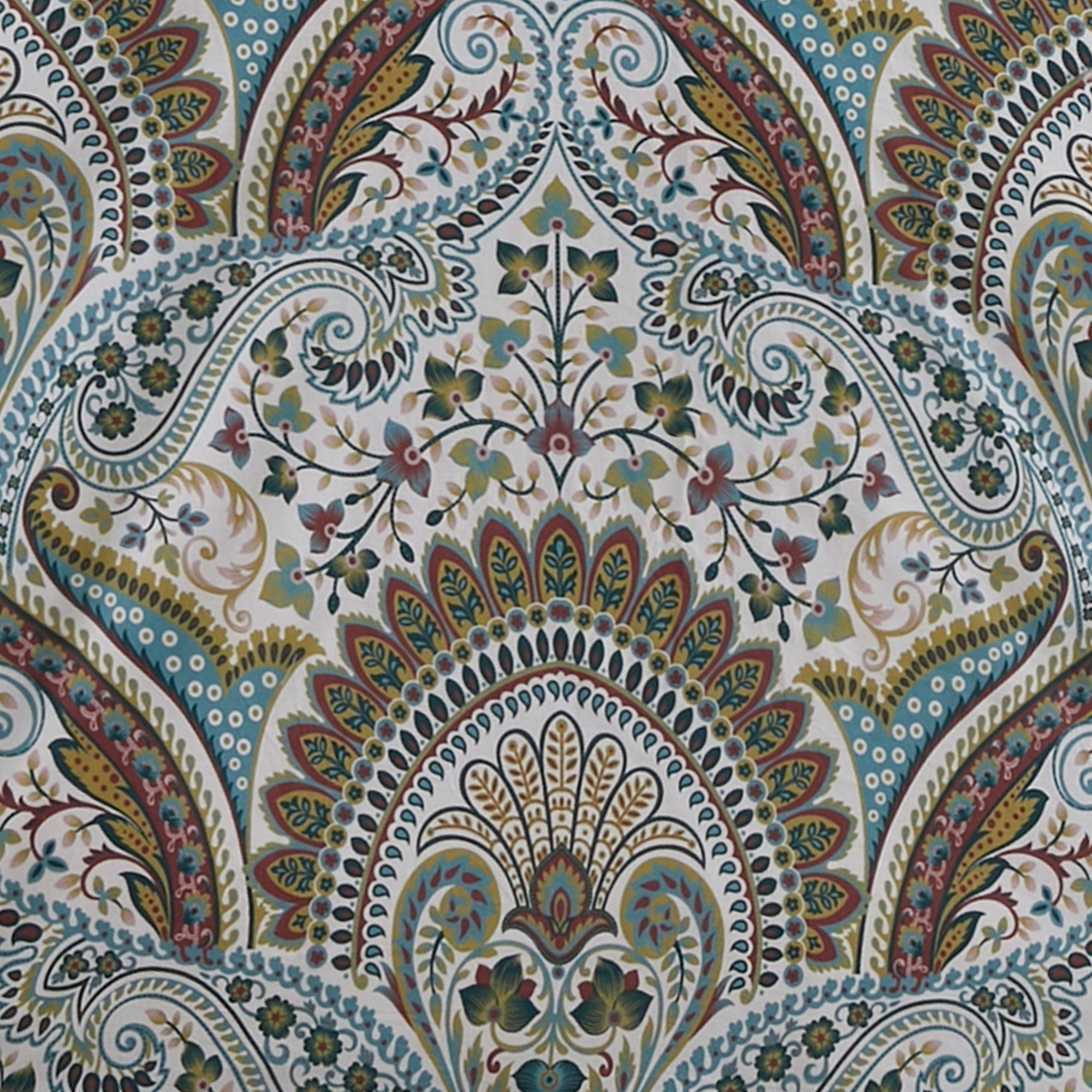 Teal - Dreams and Drapes - Palais Easy Care Duvet Cover Set - 7