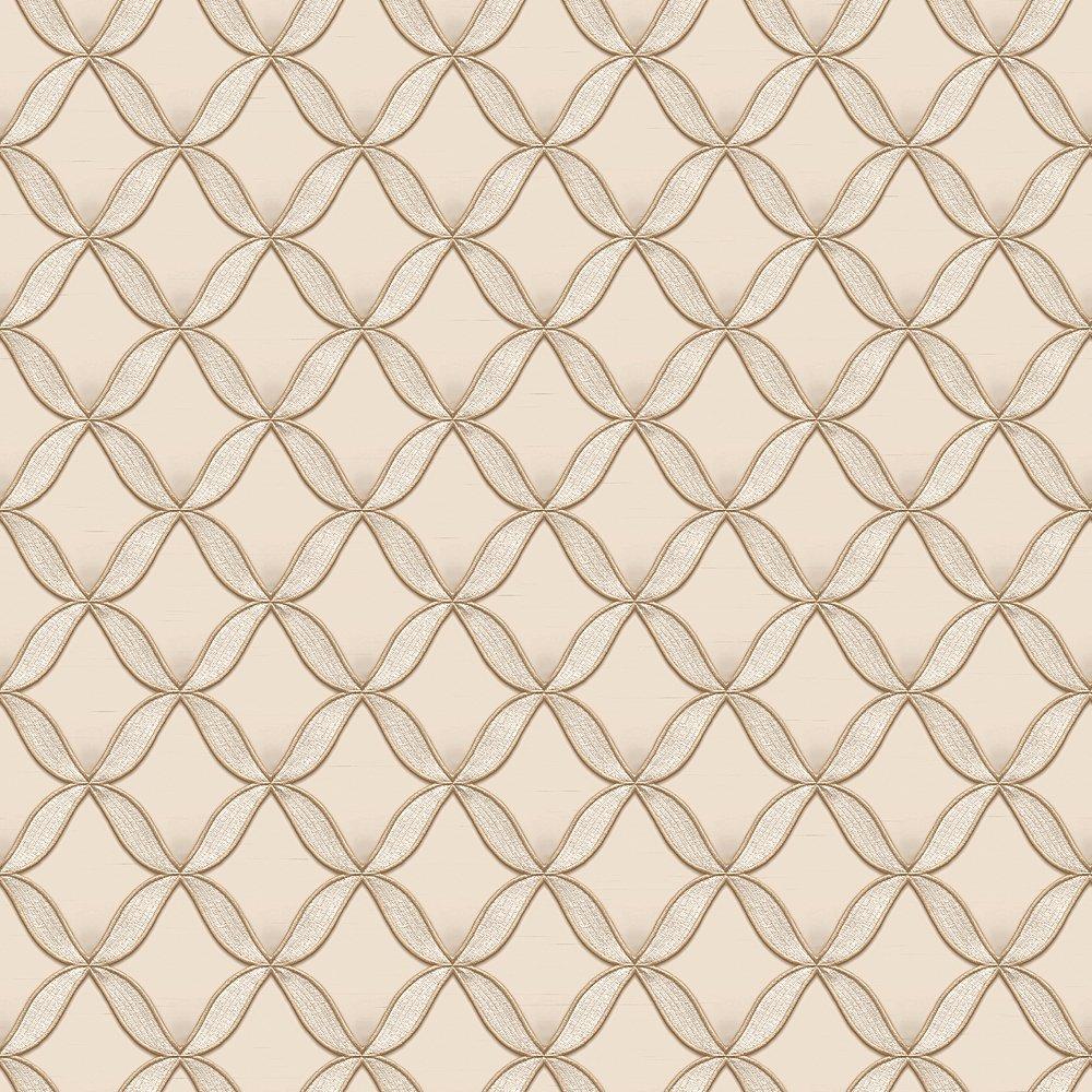 Cream - Design ID - DID Geometric Cream Wallpaper